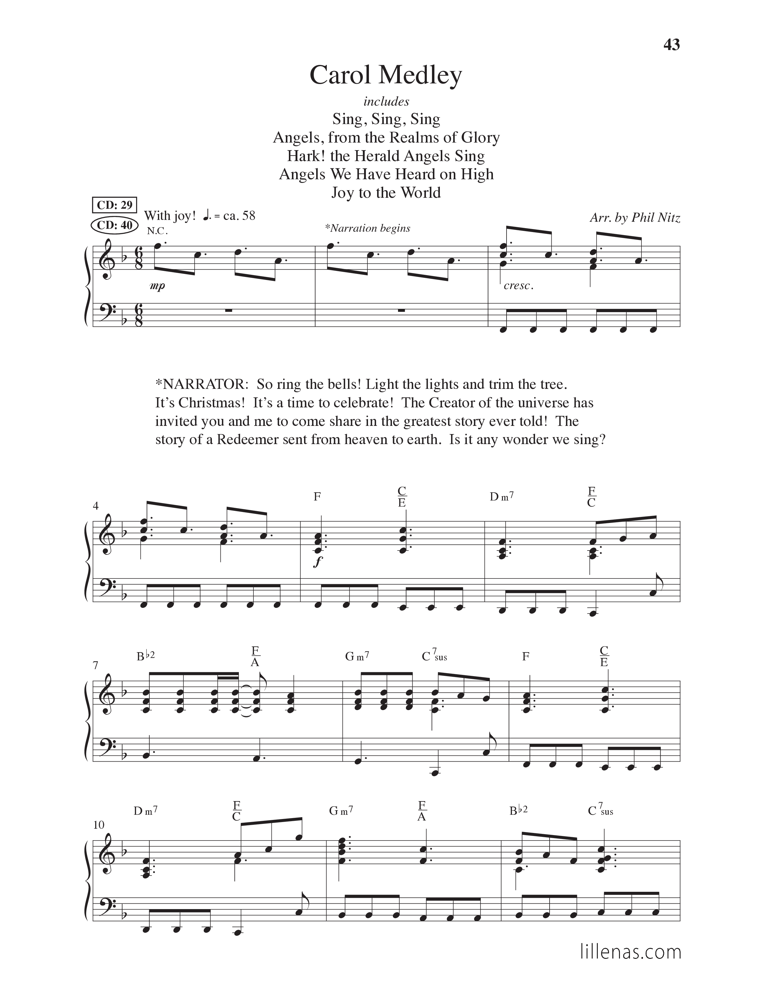 Christmas The Story That Never Grows Old (5 Song Choral Collection) Song 5 (Piano SATB) (Lillenas Choral / Arr. Mike Speck / Arr. Cliff Duren / Arr. Nick Robertson / Arr. Phil Nitz)