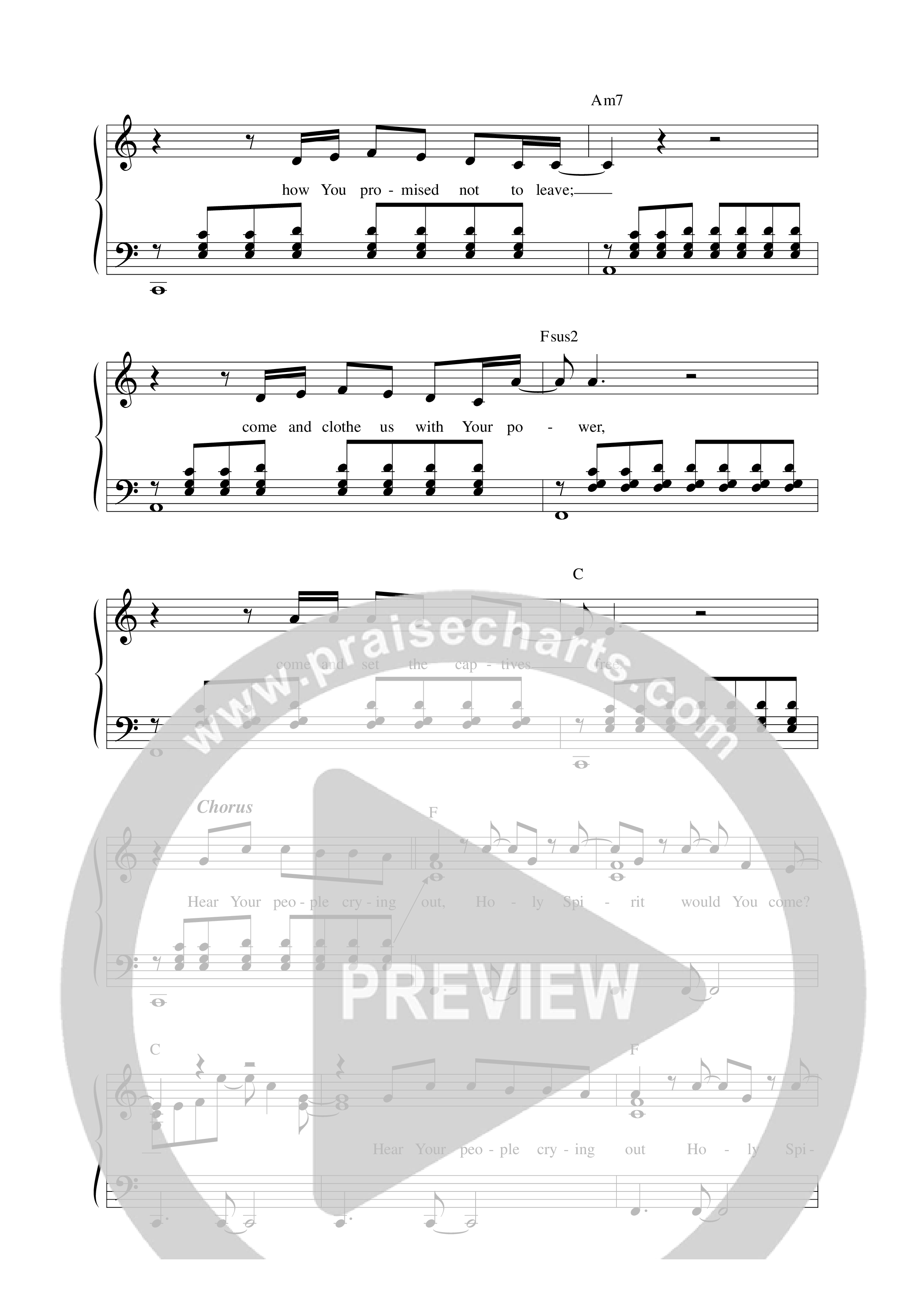 O God Would You Move Lead Sheet Melody (Alexander Pappas / Integrity Worship)