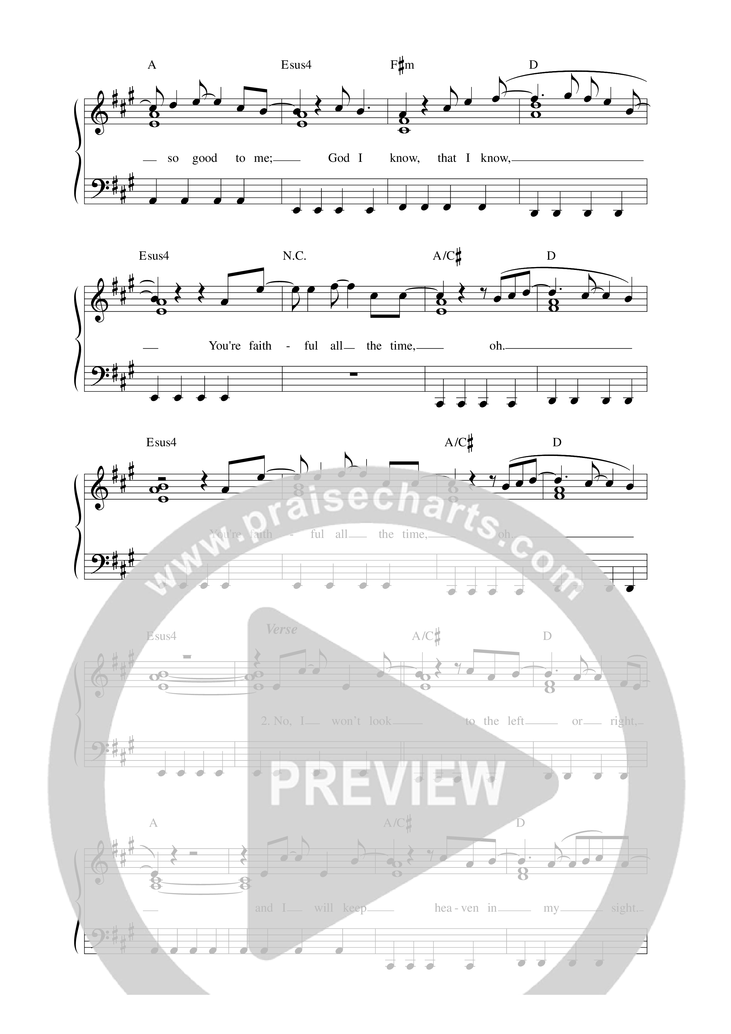 I Know That I Know Lead Sheet Melody (Alexander Pappas / Integrity Worship)