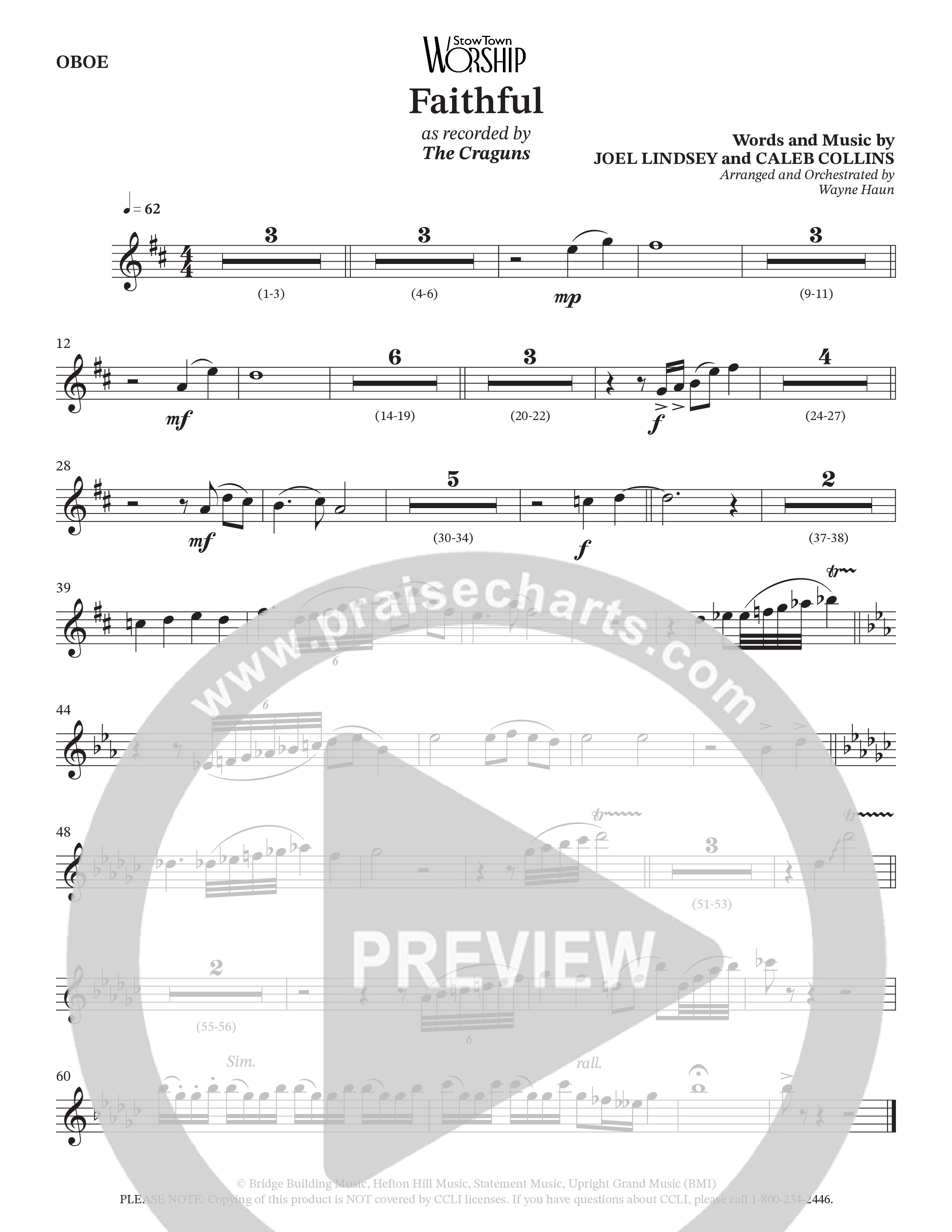 Faithful (Choral Anthem SATB) Wind Pack (The Craguns)