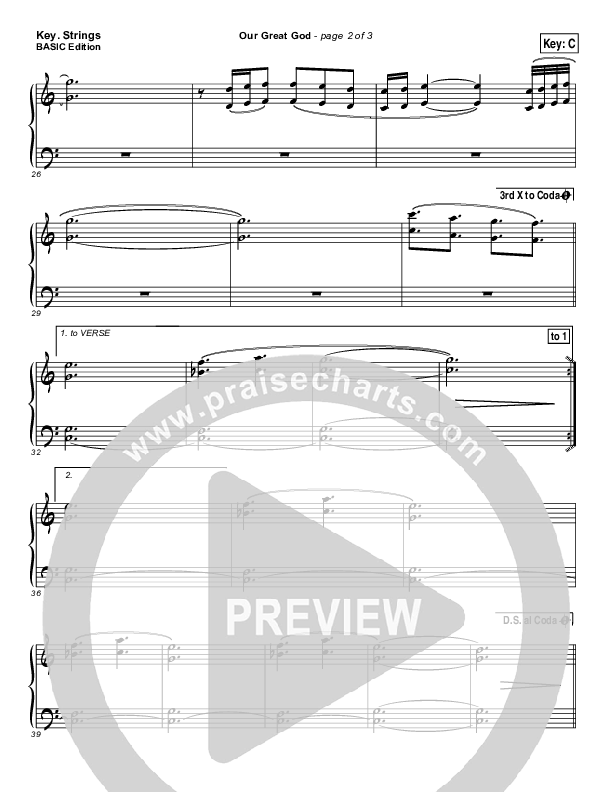 Our Great God Synth Strings (Fernando Ortega)