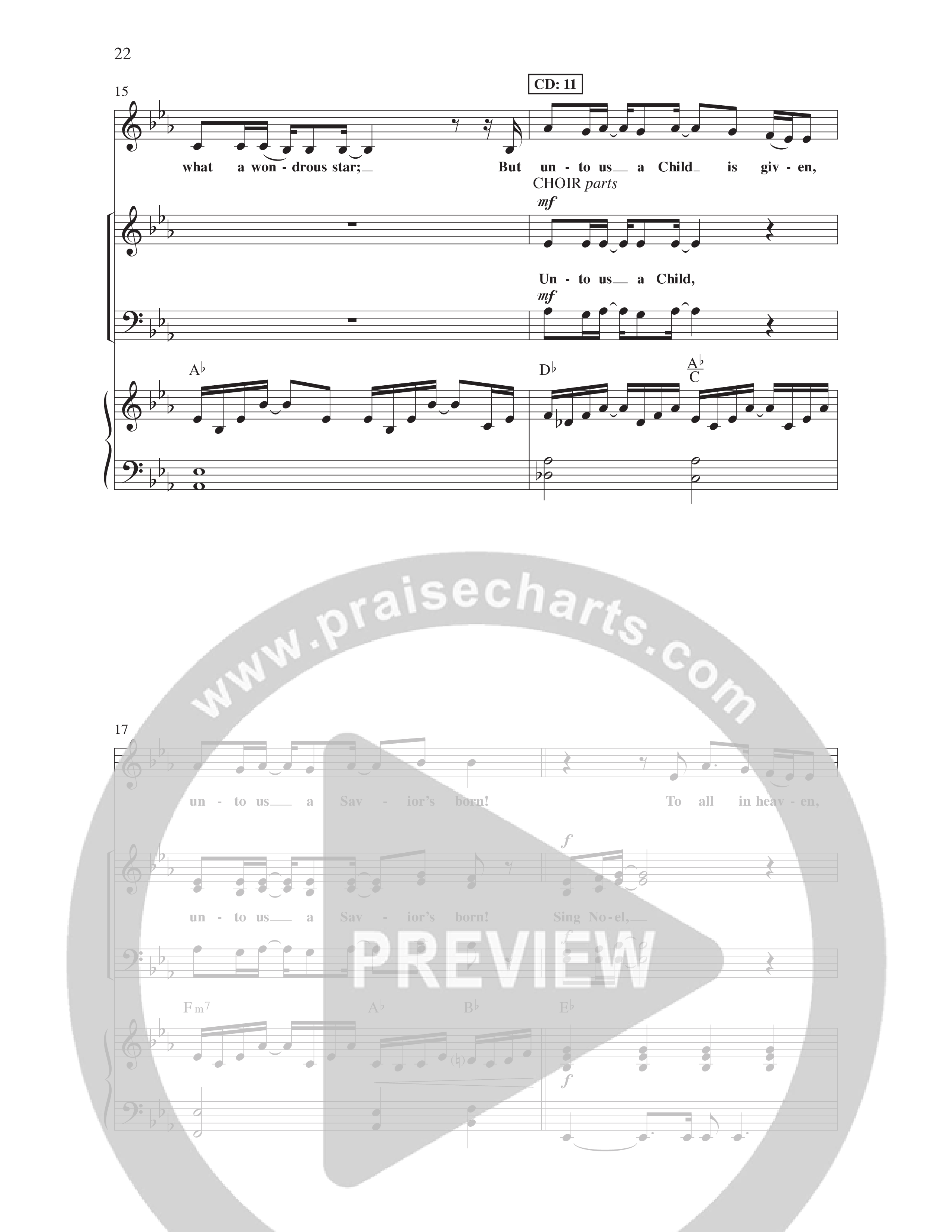 One Noel (8 Song Choral Collection) Song 2 (Piano SATB) (Lillenas Choral / Arr. Christopher Phillips / Orch. Cliff Duren / Orch. Phil Nitz)