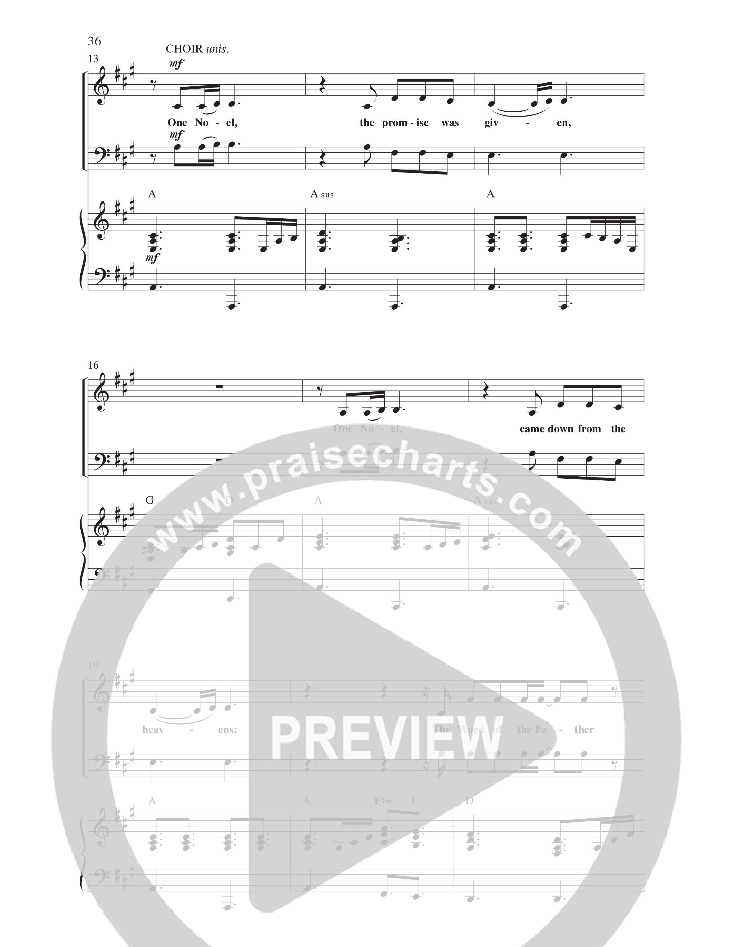 One Noel (8 Song Choral Collection) Song 3 (Piano SATB) (Lillenas Choral / Arr. Christopher Phillips / Orch. Cliff Duren / Orch. Phil Nitz)