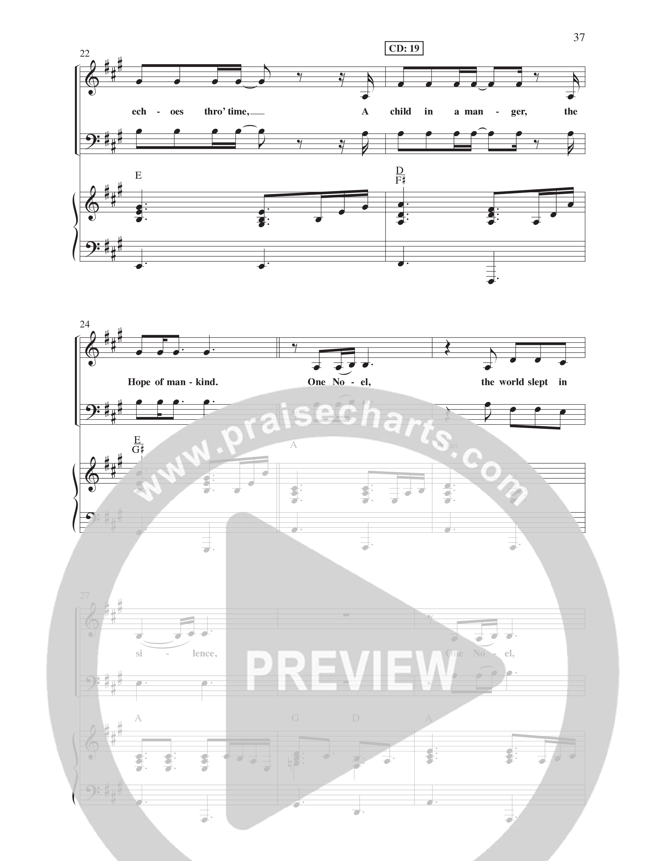 One Noel (8 Song Choral Collection) Song 3 (Piano SATB) (Lillenas Choral / Arr. Christopher Phillips / Orch. Cliff Duren / Orch. Phil Nitz)
