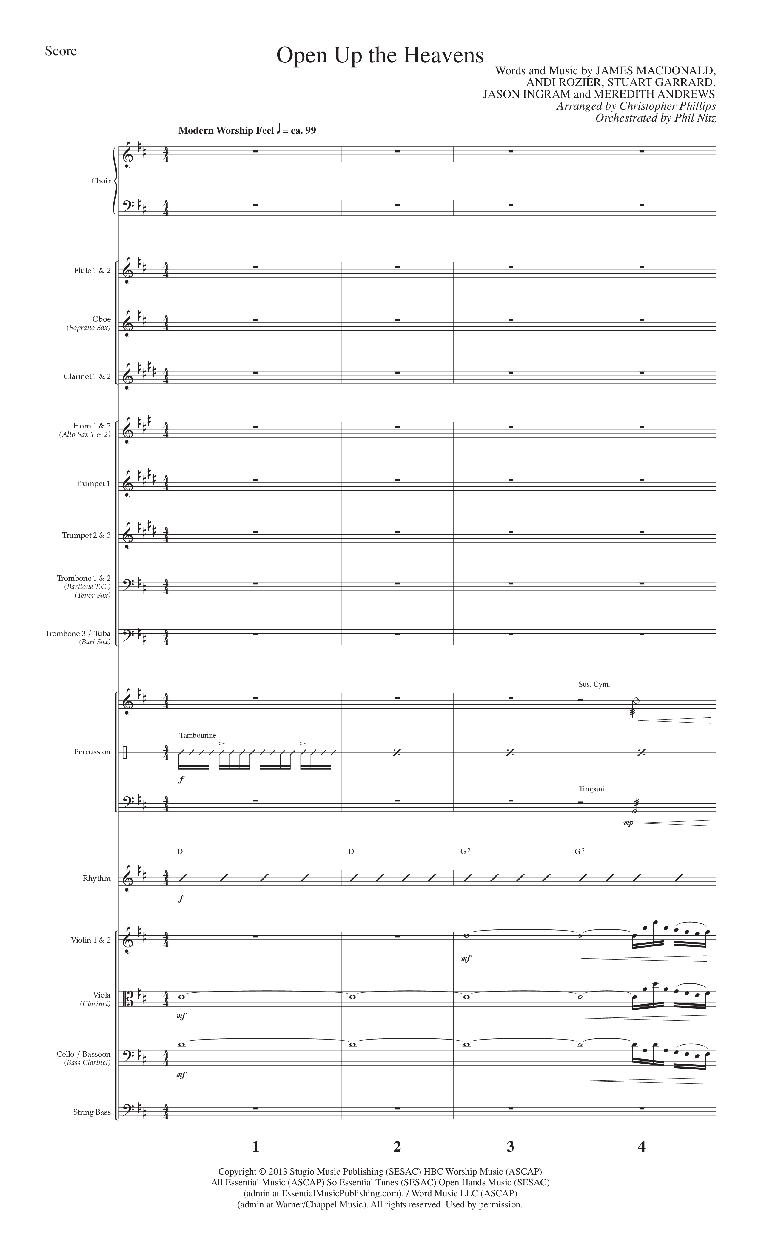 One Noel (8 Song Choral Collection) Song 4 (Orchestration) (Lillenas Choral / Arr. Christopher Phillips / Orch. Cliff Duren / Orch. Phil Nitz)