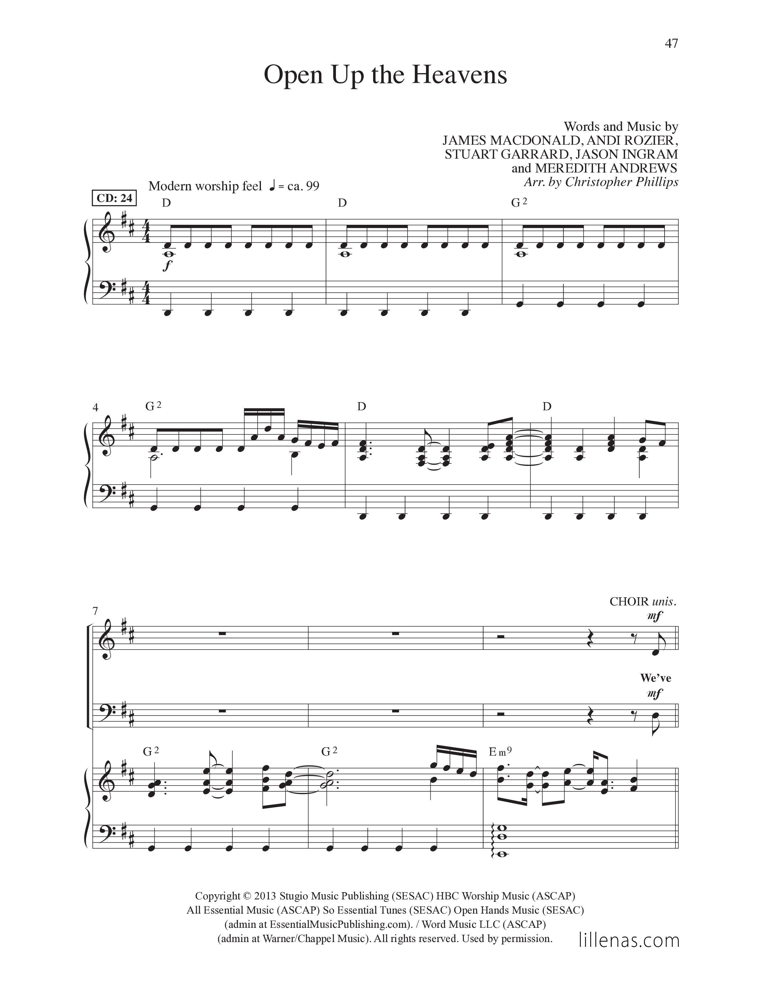 One Noel (8 Song Choral Collection) Song 4 (Piano SATB) (Lillenas Choral / Arr. Christopher Phillips / Orch. Cliff Duren / Orch. Phil Nitz)