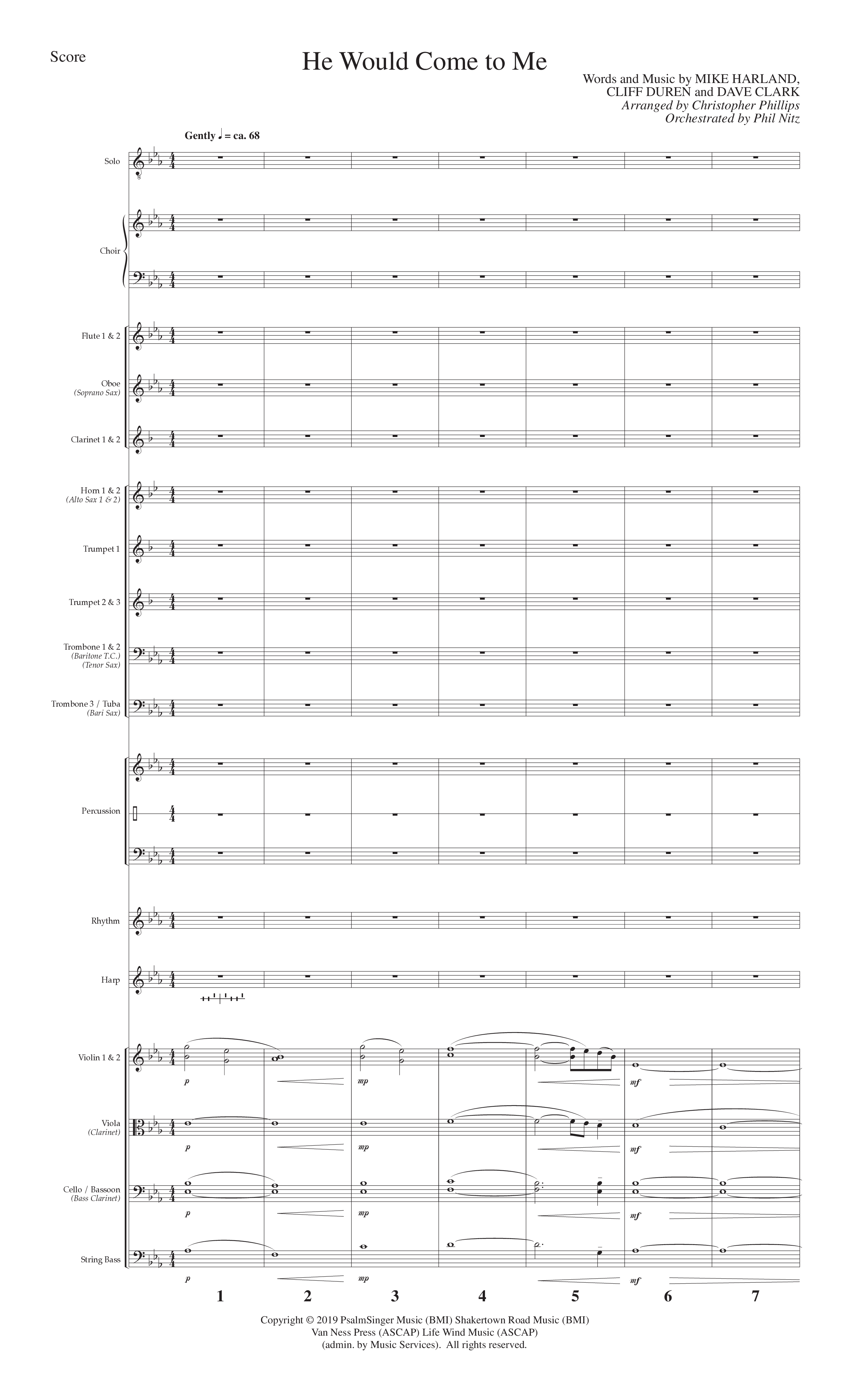 One Noel (8 Song Choral Collection) Song 5 (Orchestration) (Lillenas Choral / Arr. Christopher Phillips / Orch. Cliff Duren / Orch. Phil Nitz)
