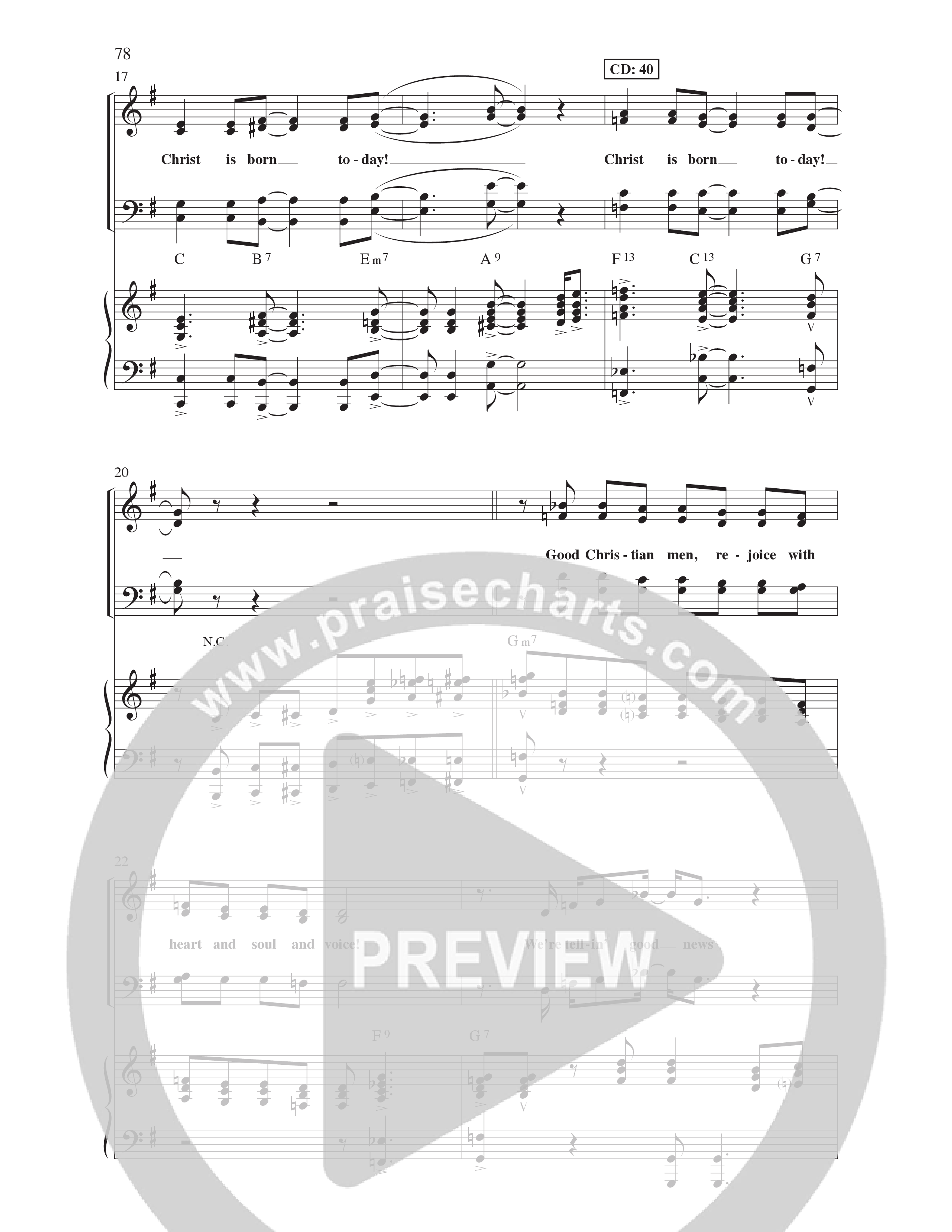 One Noel (8 Song Choral Collection) Song 6 (Piano SATB) (Lillenas Choral / Arr. Christopher Phillips / Orch. Cliff Duren / Orch. Phil Nitz)