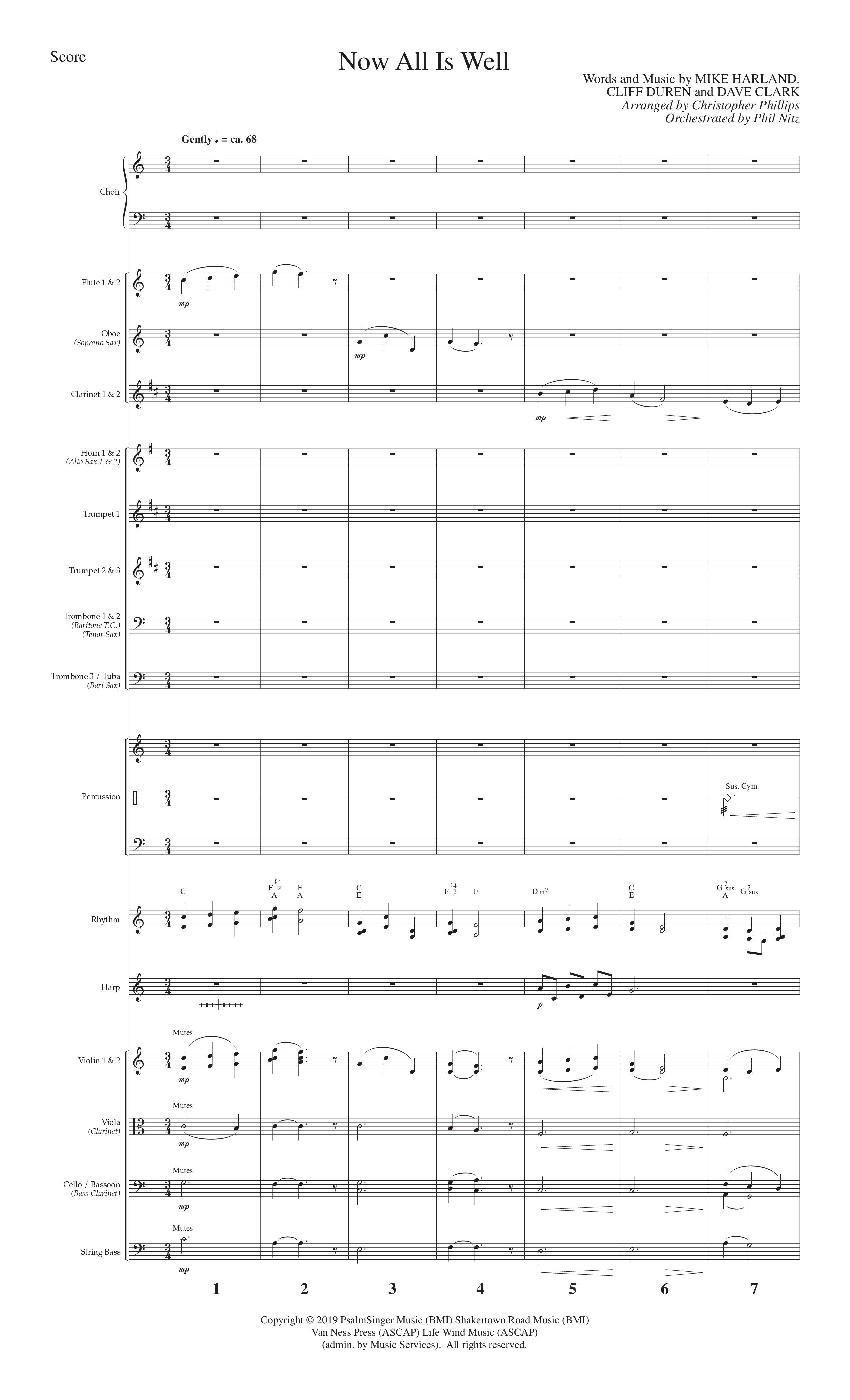 One Noel (8 Song Choral Collection) Song 7 (Orchestration) (Lillenas Choral / Arr. Christopher Phillips / Orch. Cliff Duren / Orch. Phil Nitz)