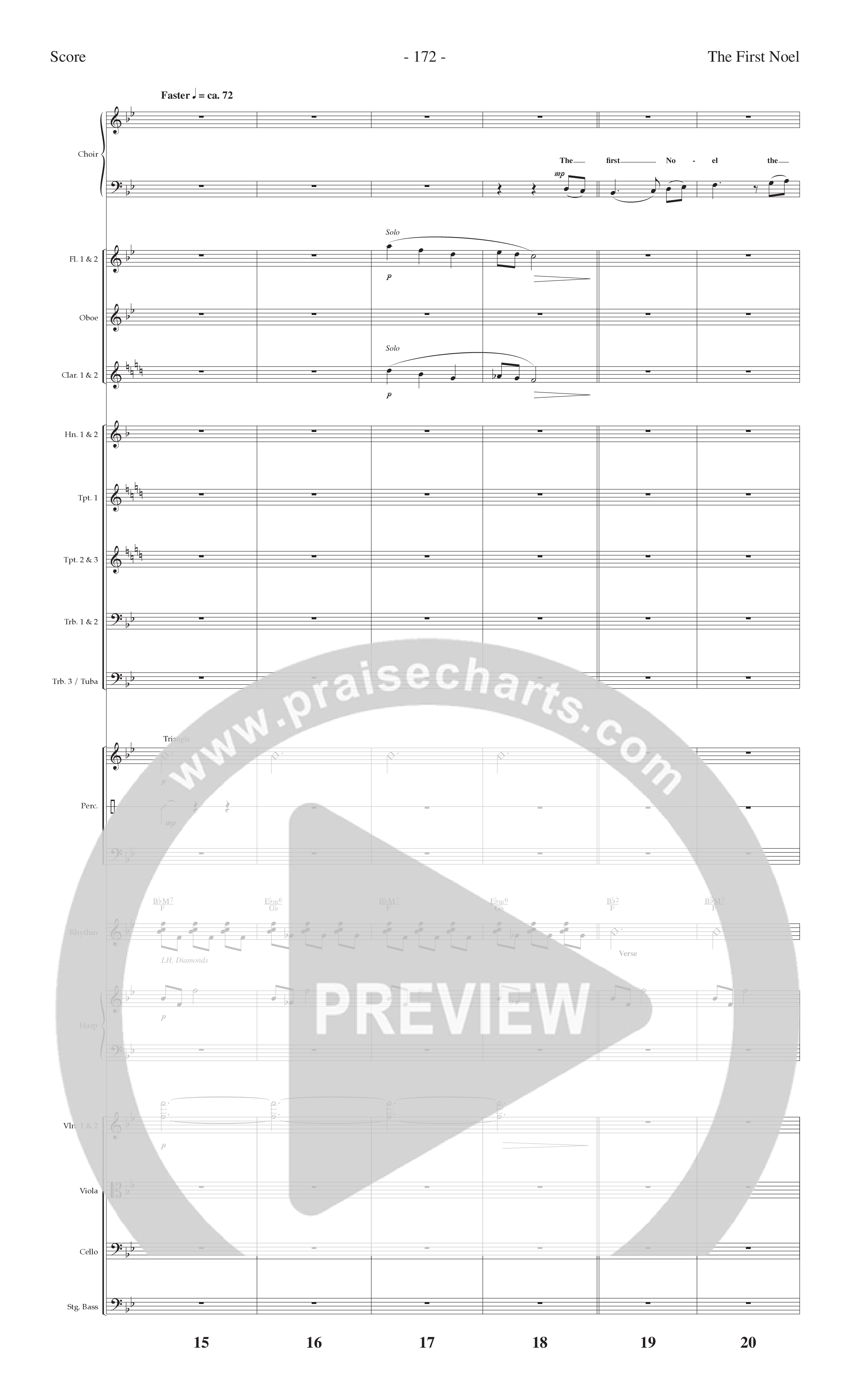 One Noel (8 Song Choral Collection) Song 8 (Orchestration) (Lillenas Choral / Arr. Christopher Phillips / Orch. Cliff Duren / Orch. Phil Nitz)
