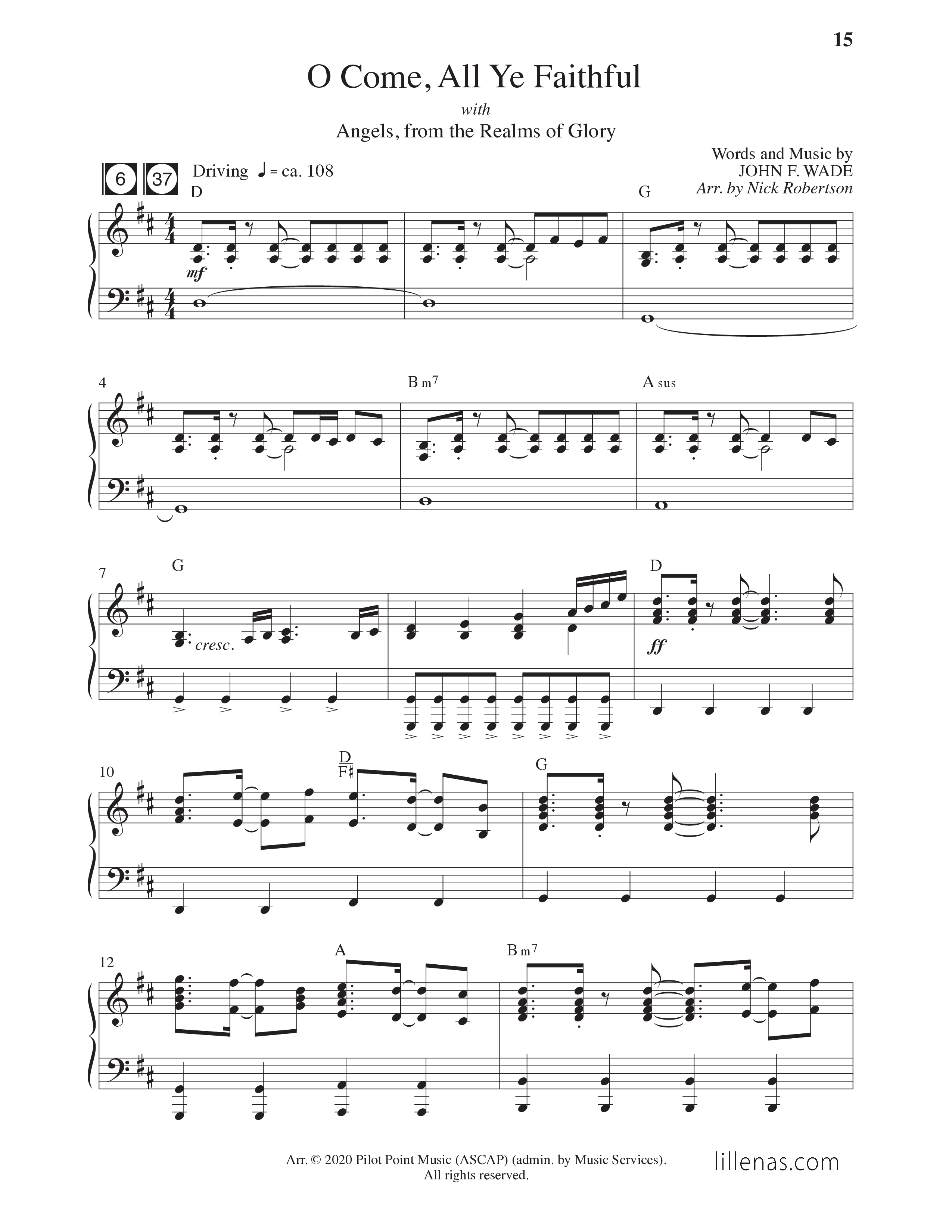 The Thrill Of Hope (6 Song Choral Collection) Song 2 (Piano SATB) (Lillenas Choral / Arr. Nick Robertson)
