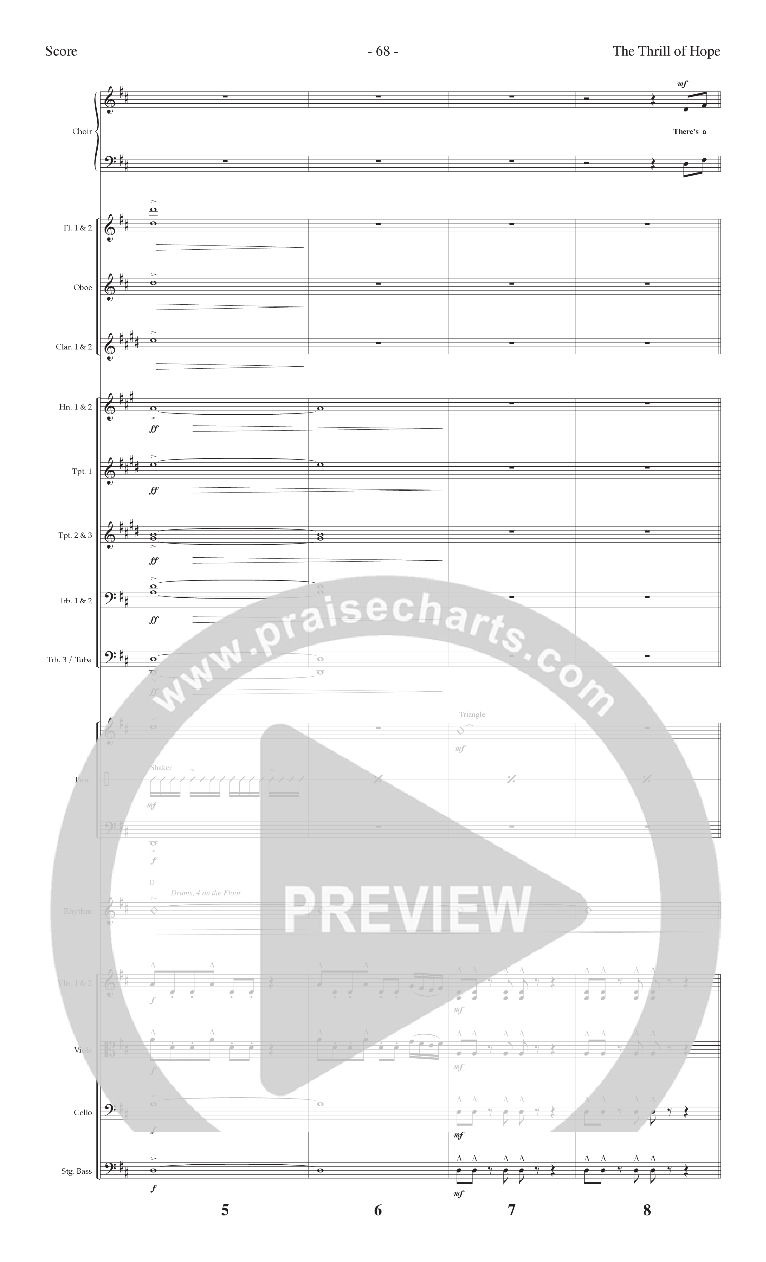 The Thrill Of Hope (6 Song Choral Collection) Song 4 (Orchestration) (Lillenas Choral / Arr. Nick Robertson)