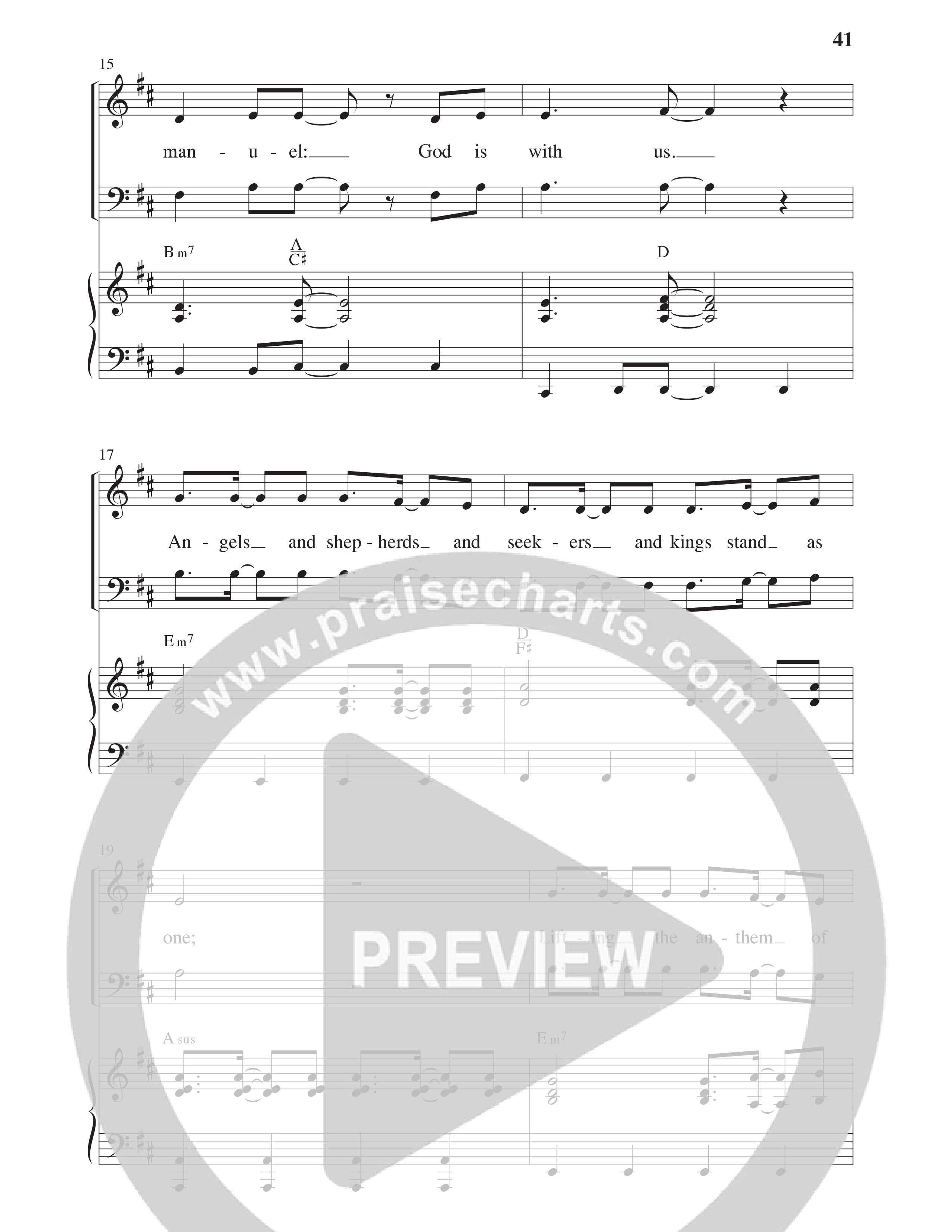 The Thrill Of Hope (6 Song Choral Collection) Song 4 (Piano SATB) (Lillenas Choral / Arr. Nick Robertson)
