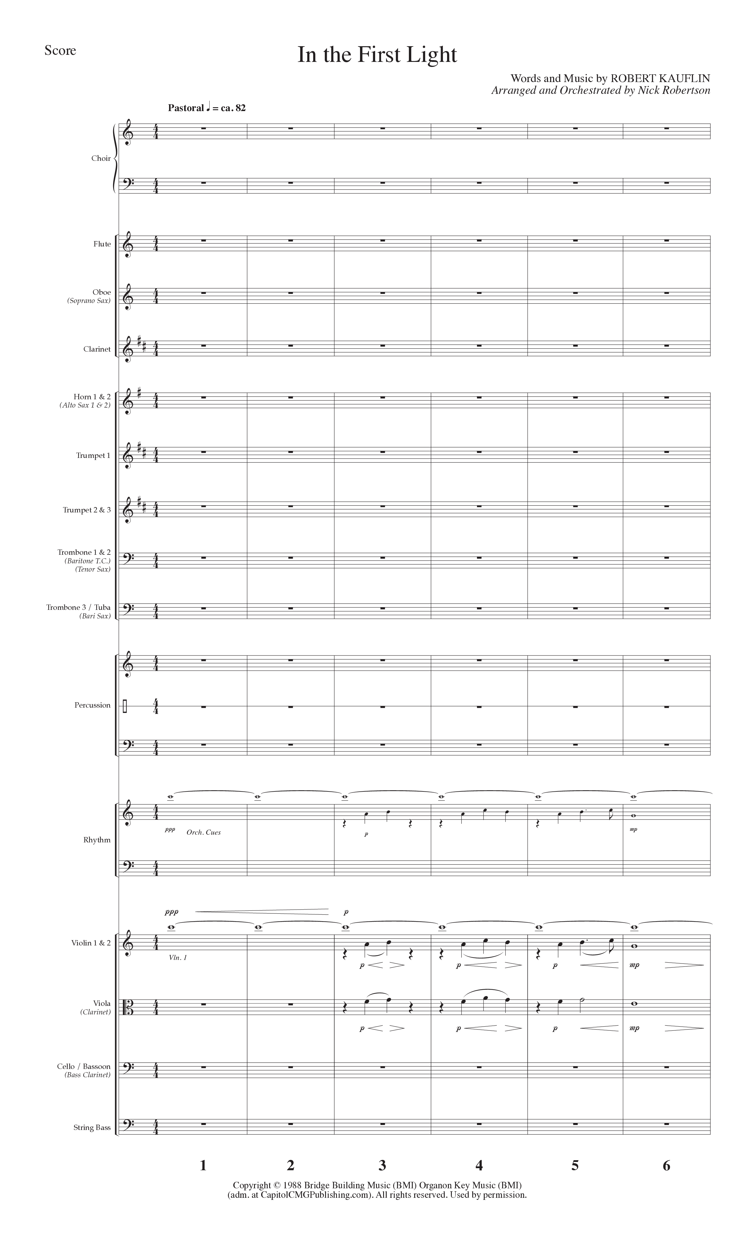 The Thrill Of Hope (6 Song Choral Collection) Song 6 (Orchestration) (Lillenas Choral / Arr. Nick Robertson)