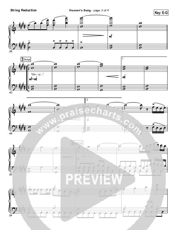 Heaven's Song String Pack (Gateway Worship)
