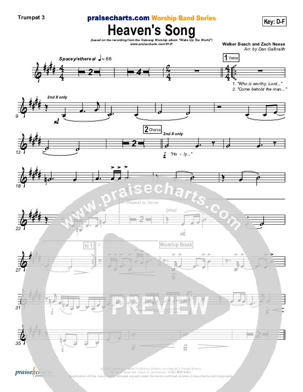 Heaven's Song Trumpet 3 (Gateway Worship)