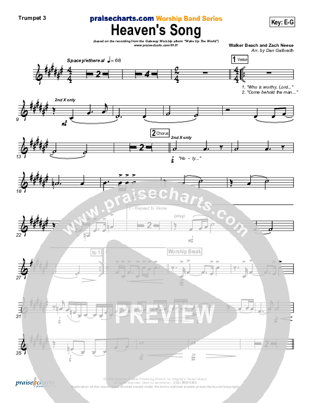 Heaven's Song Trumpet 3 (Gateway Worship)