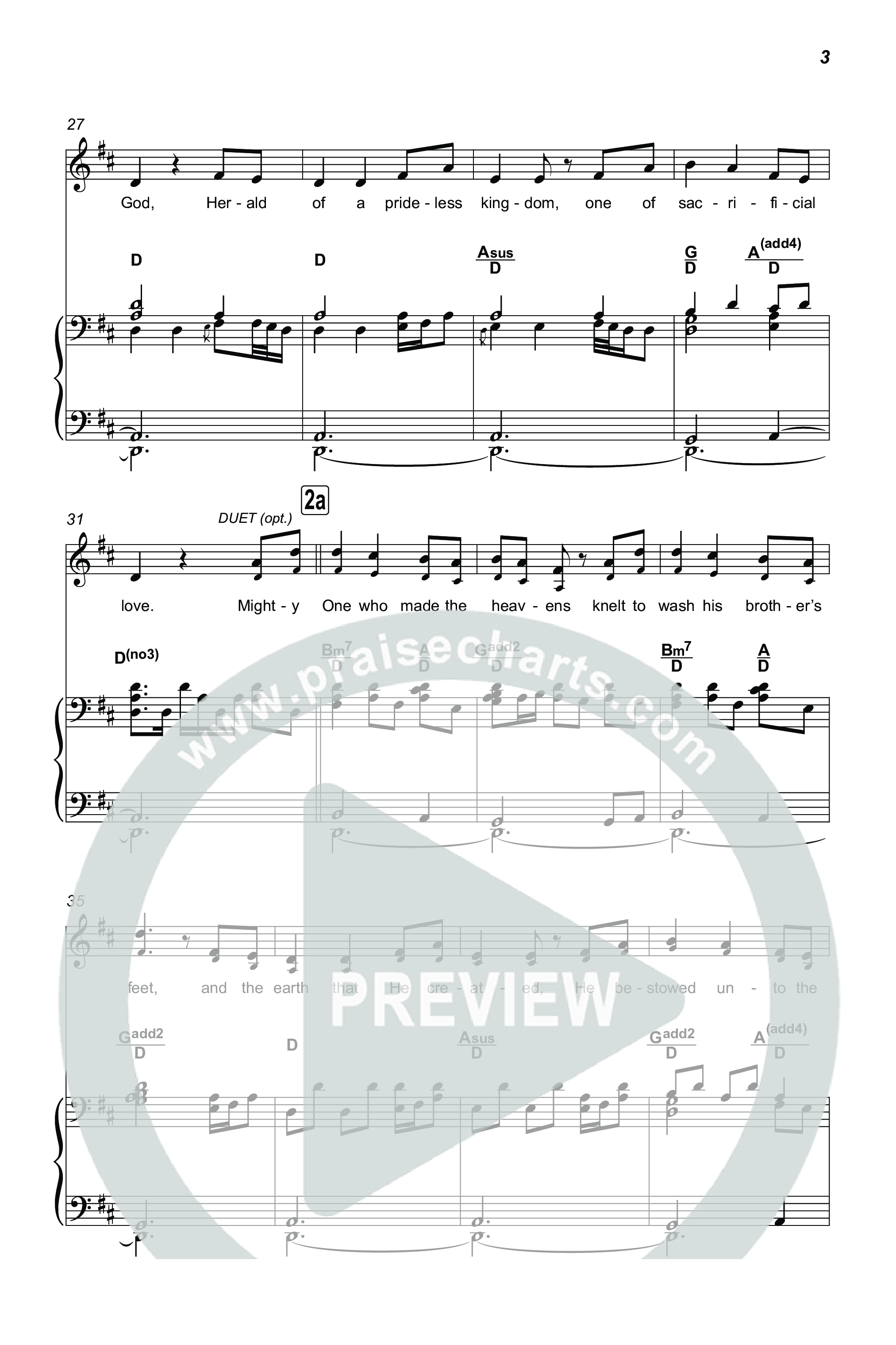 A Christmas Hymn (Choral Anthem SATB) Octavo (SATB & Pno) (Rend Collective / Arr. Luke Gambill)