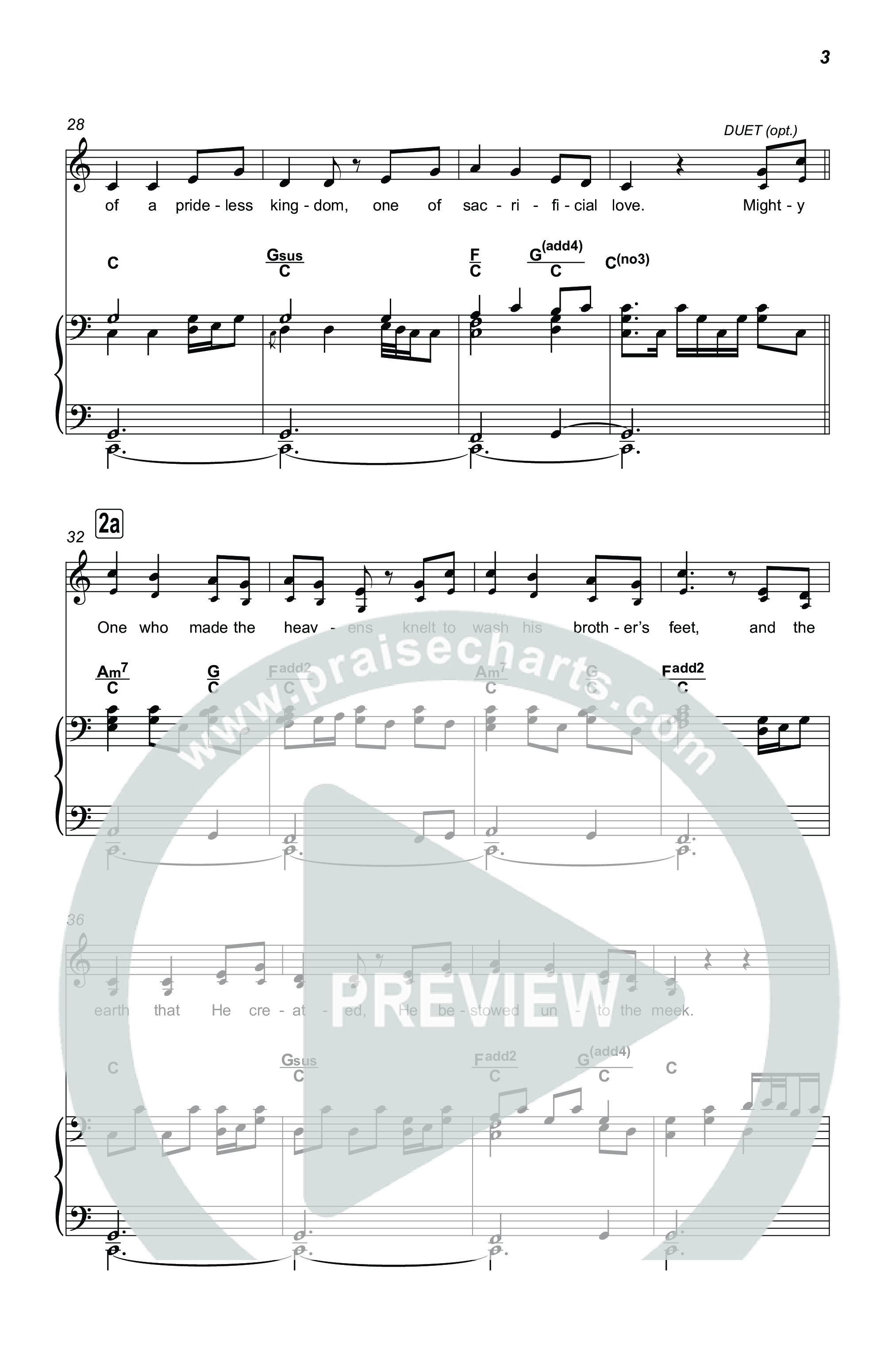 A Christmas Hymn (Unison/2-Part) Octavo (Uni/2-Part & Pno) (Rend Collective / Arr. Luke Gambill)