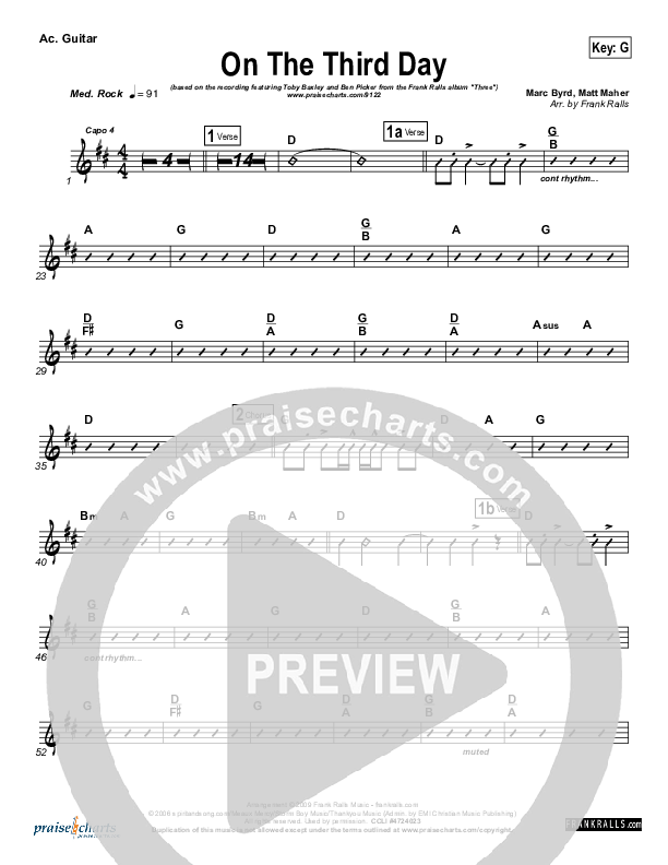 On The Third Day Acoustic Guitar ()