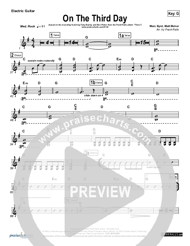 On The Third Day Electric Guitar ()