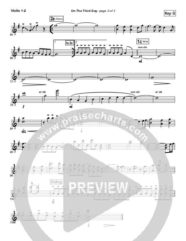 On The Third Day Violin 1/2 ()