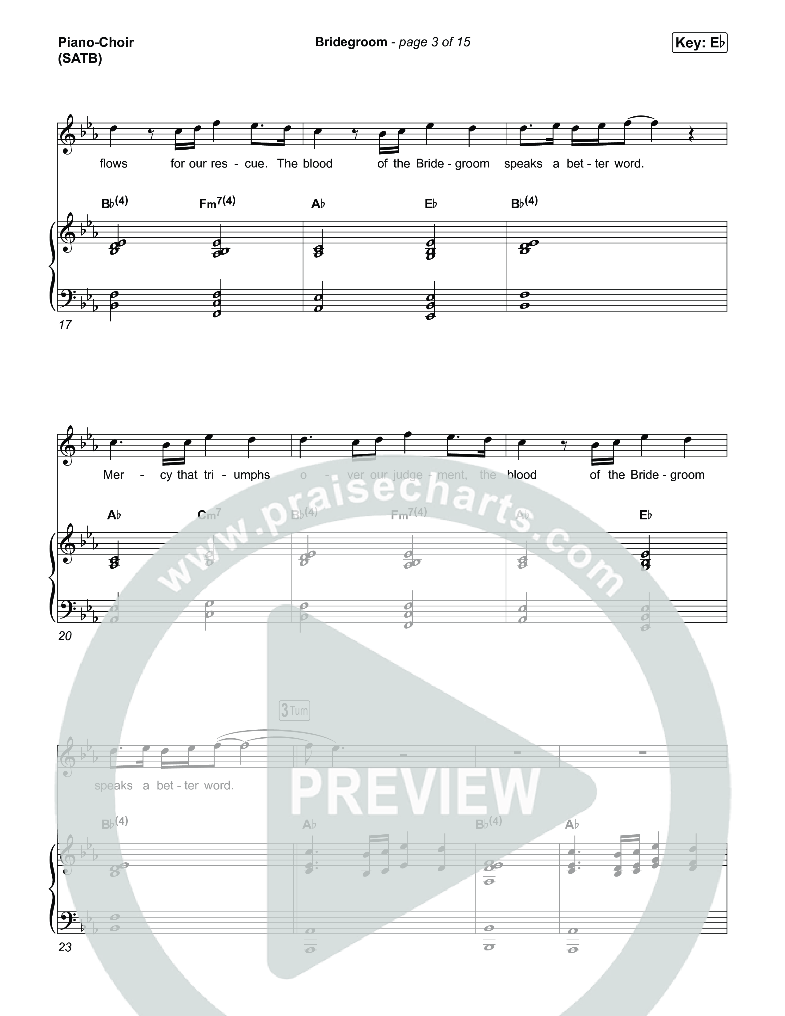 Bridegroom Piano/Vocal Pack (Jesus Image)