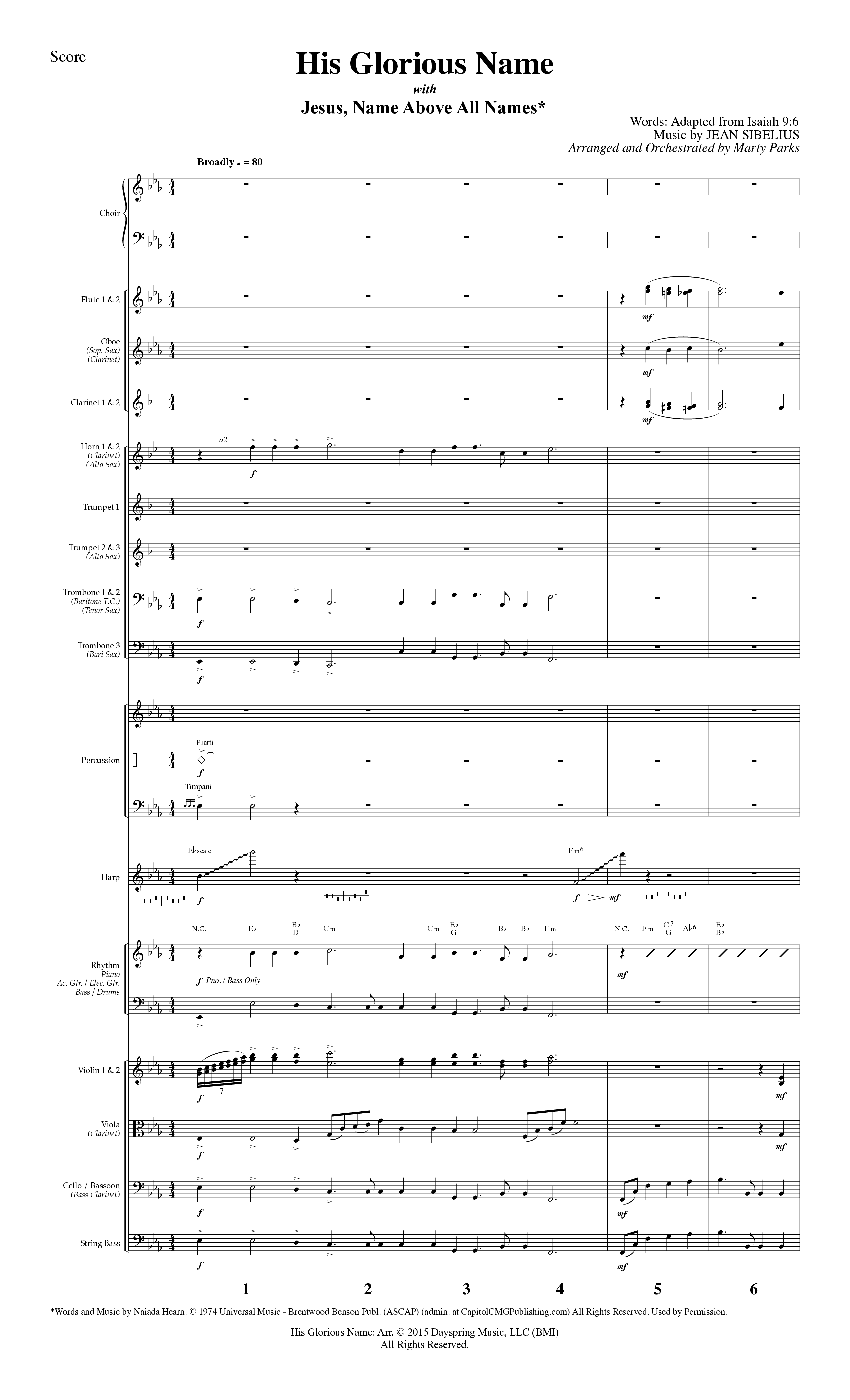 Celebrate The Joy And Wonder (8 Song Choral Collection) Song 2 (Orchestration) (Word Music Choral)