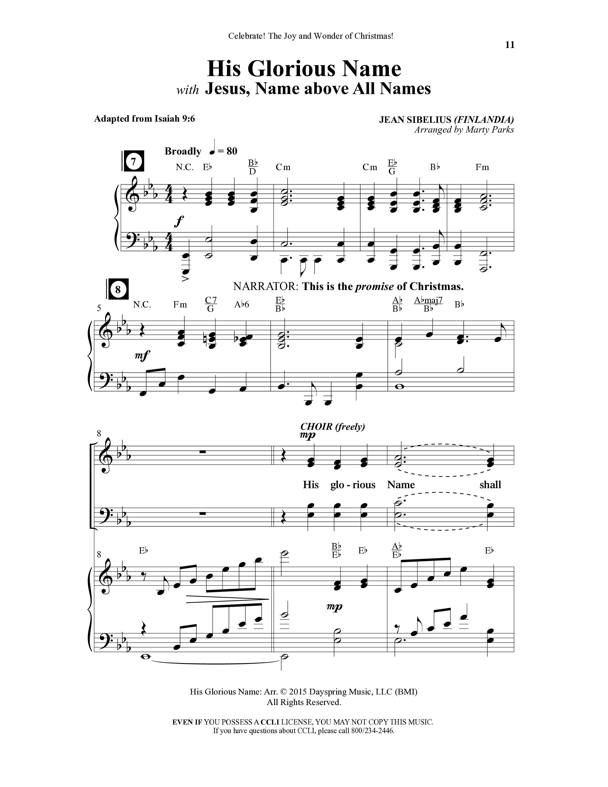 Celebrate The Joy And Wonder (8 Song Choral Collection) Song 2 (Piano SATB) (Word Music Choral)
