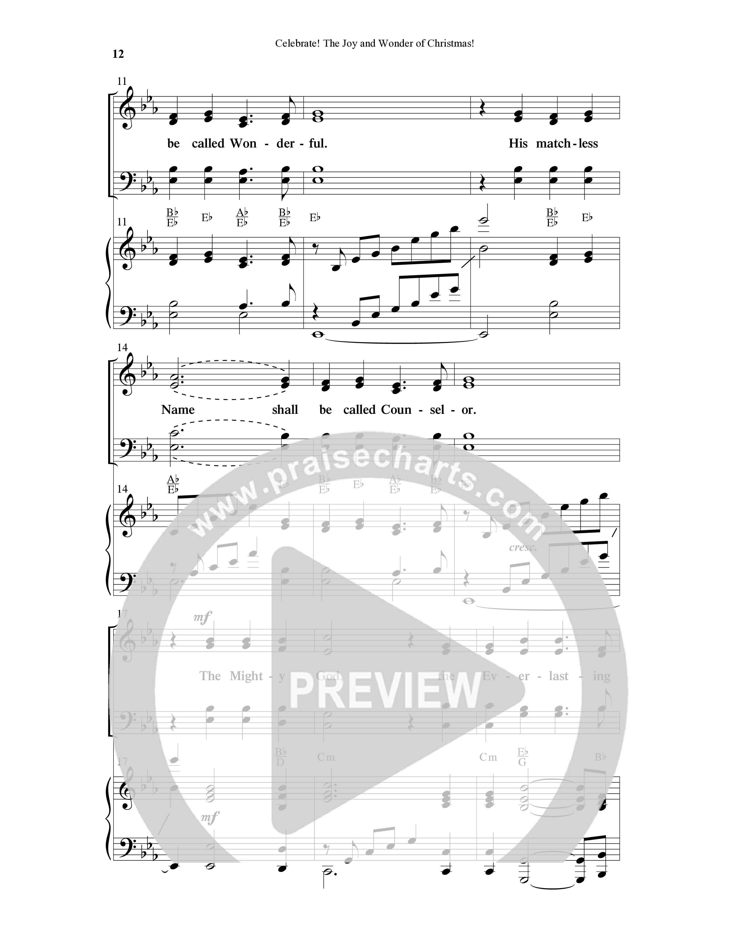 Celebrate The Joy And Wonder (8 Song Choral Collection) Song 2 (Piano SATB) (Word Music Choral)