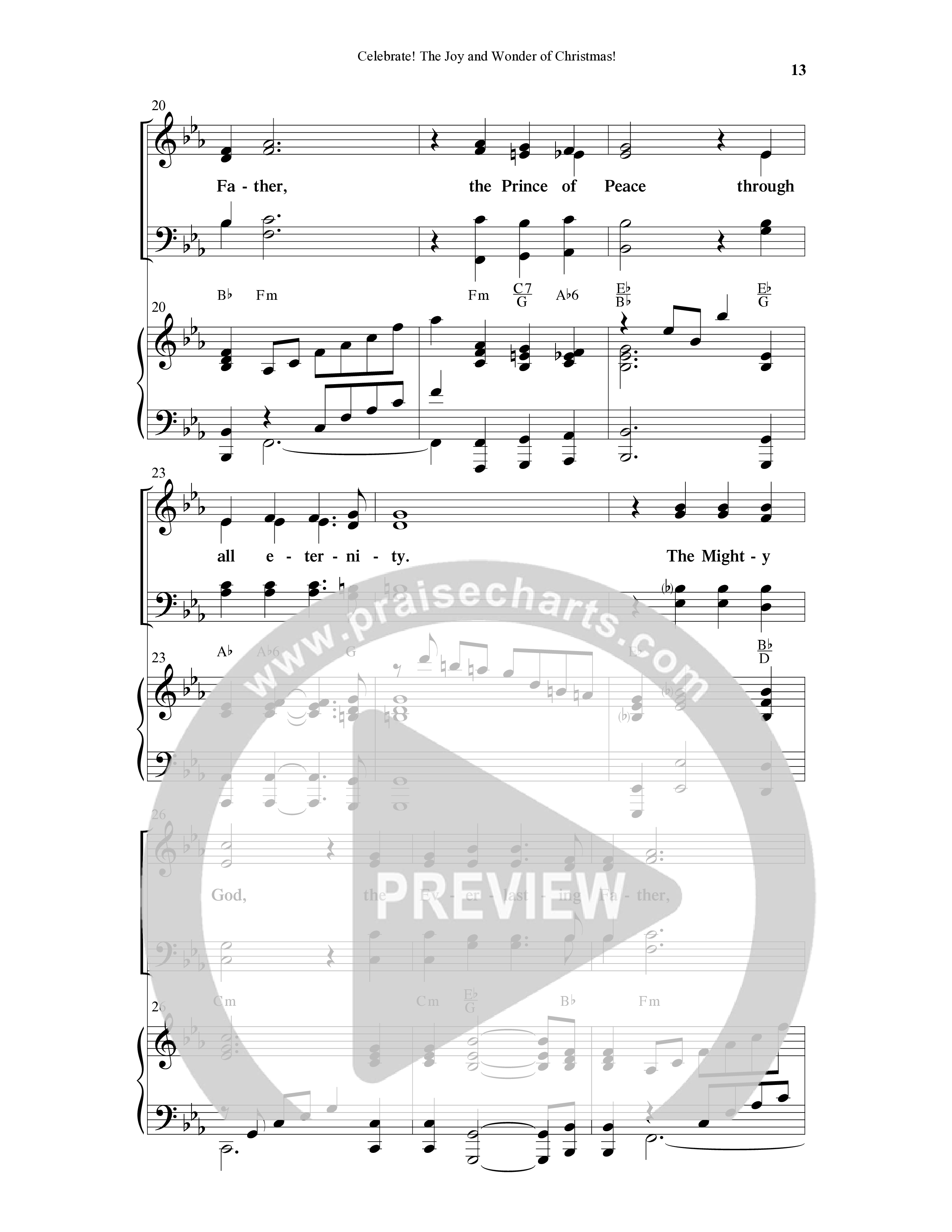 Celebrate The Joy And Wonder (8 Song Choral Collection) Song 2 (Piano SATB) (Word Music Choral)