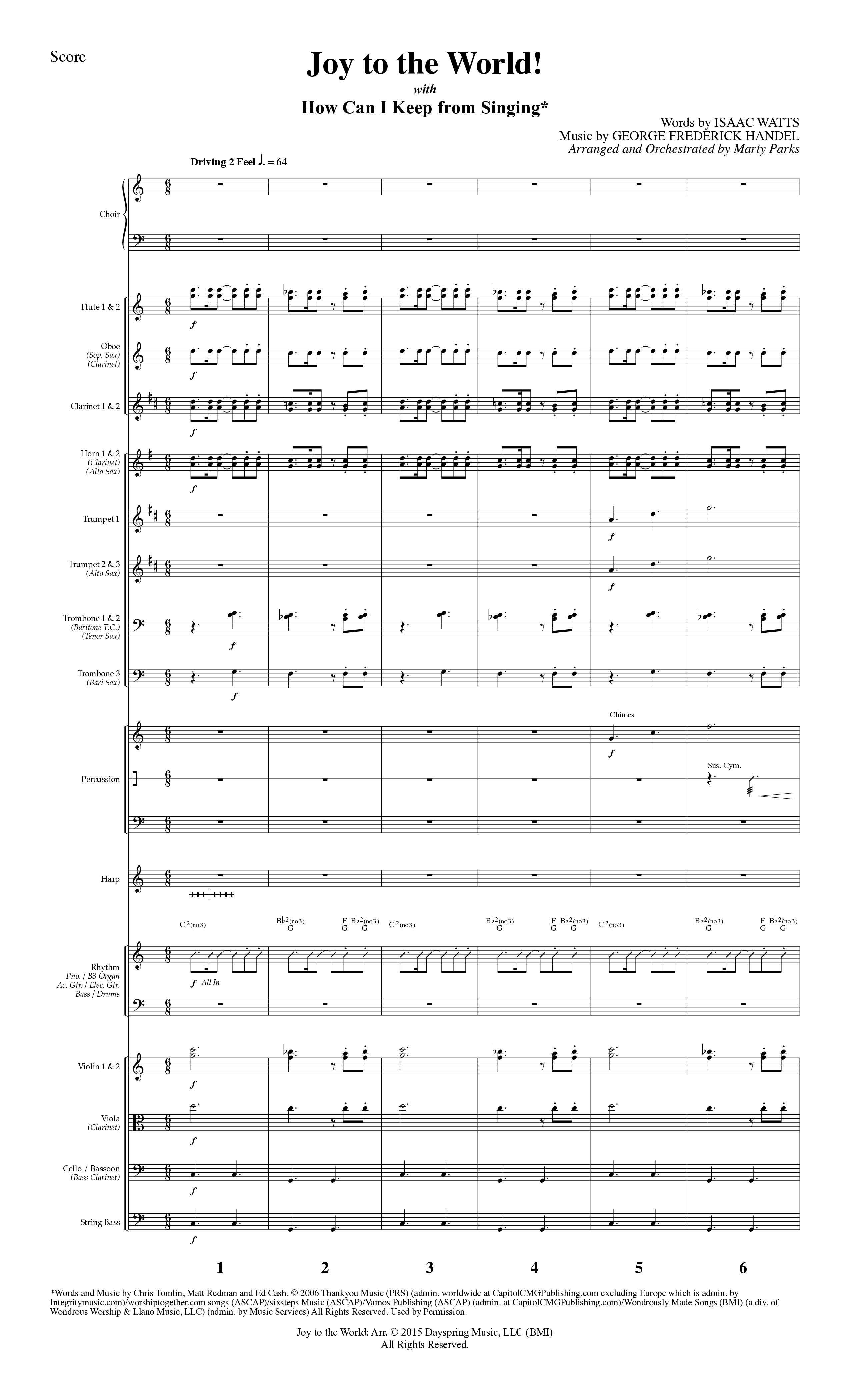 Celebrate The Joy And Wonder (8 Song Choral Collection) Song 3 (Orchestration) (Word Music Choral)