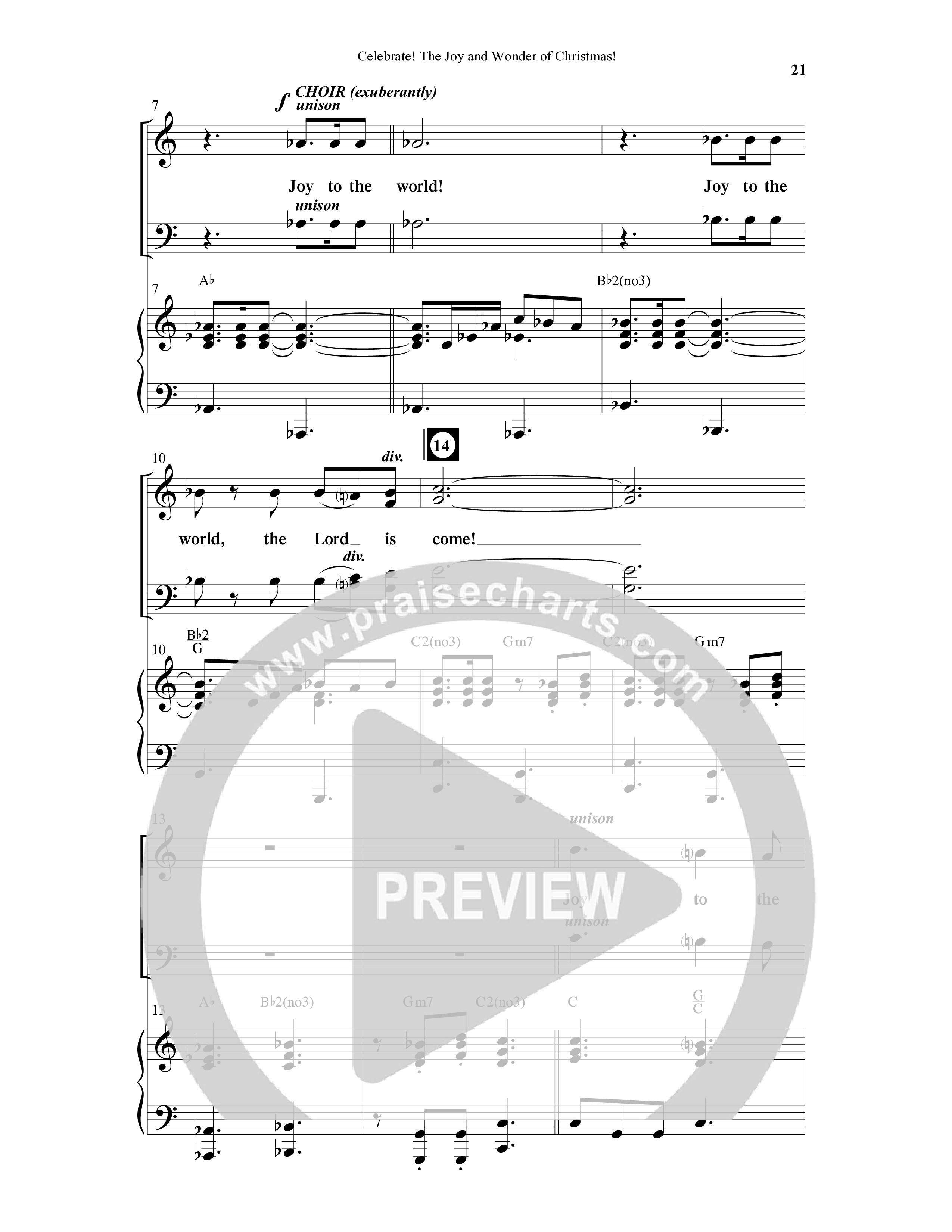 Celebrate The Joy And Wonder (8 Song Choral Collection) Song 3 (Piano SATB) (Word Music Choral)