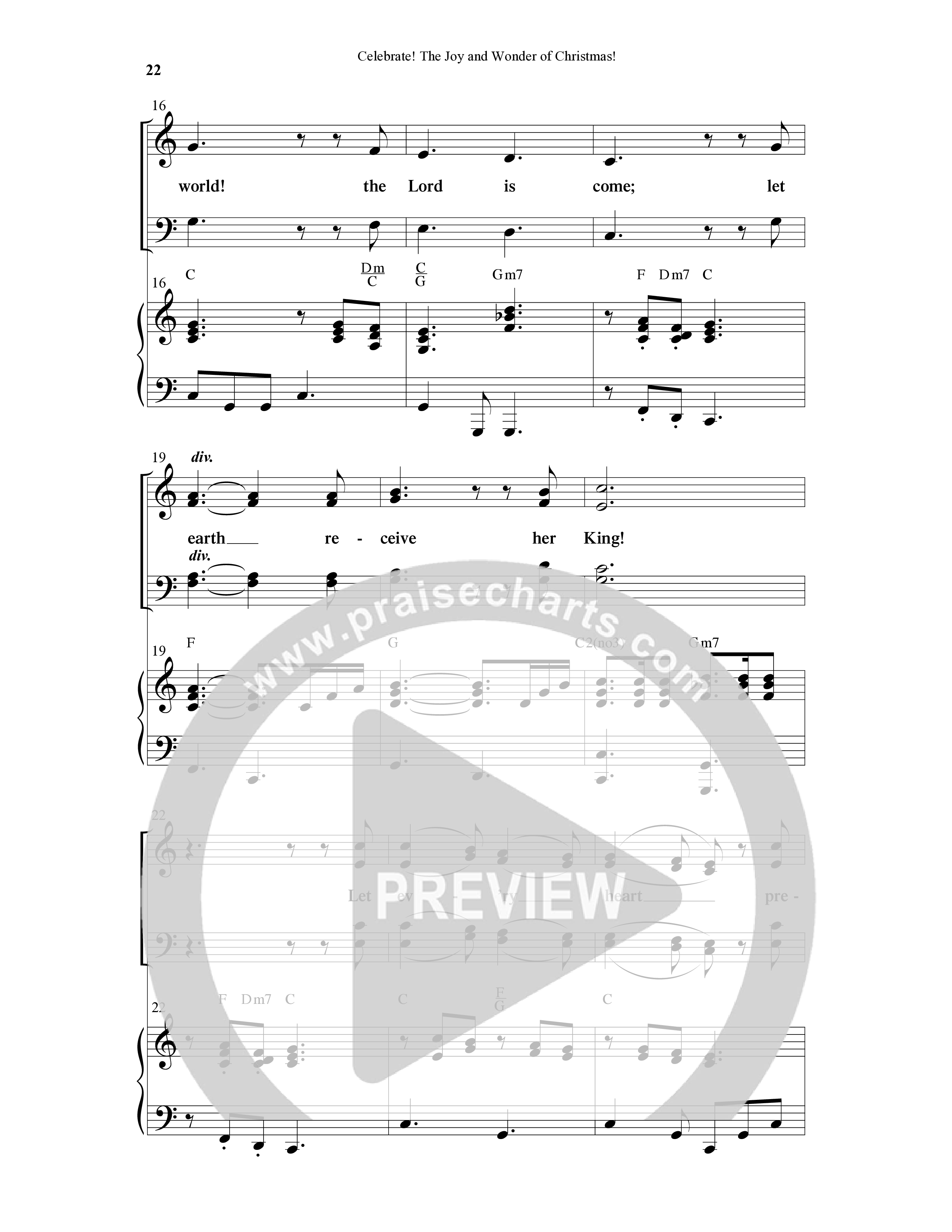 Celebrate The Joy And Wonder (8 Song Choral Collection) Song 3 (Piano SATB) (Word Music Choral)