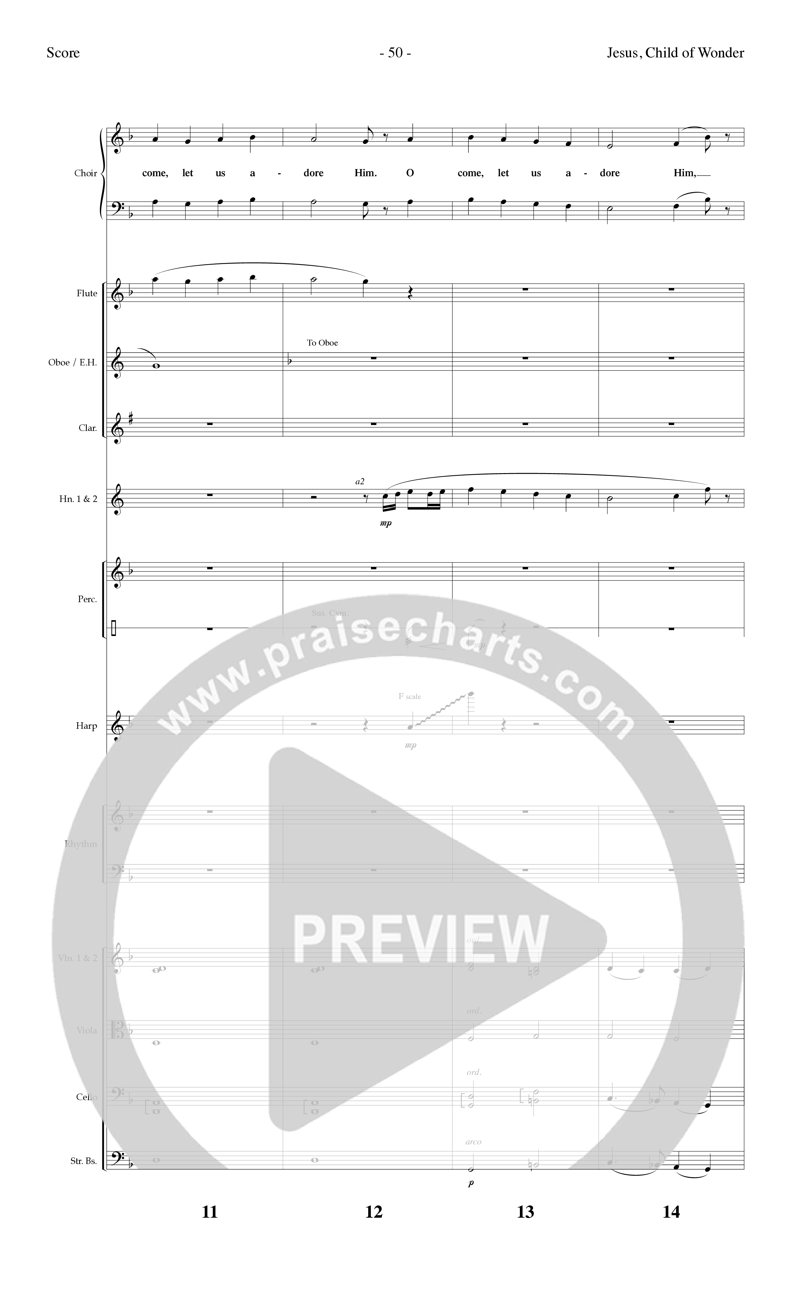 Celebrate The Joy And Wonder (8 Song Choral Collection) Song 4 (Orchestration) (Word Music Choral)