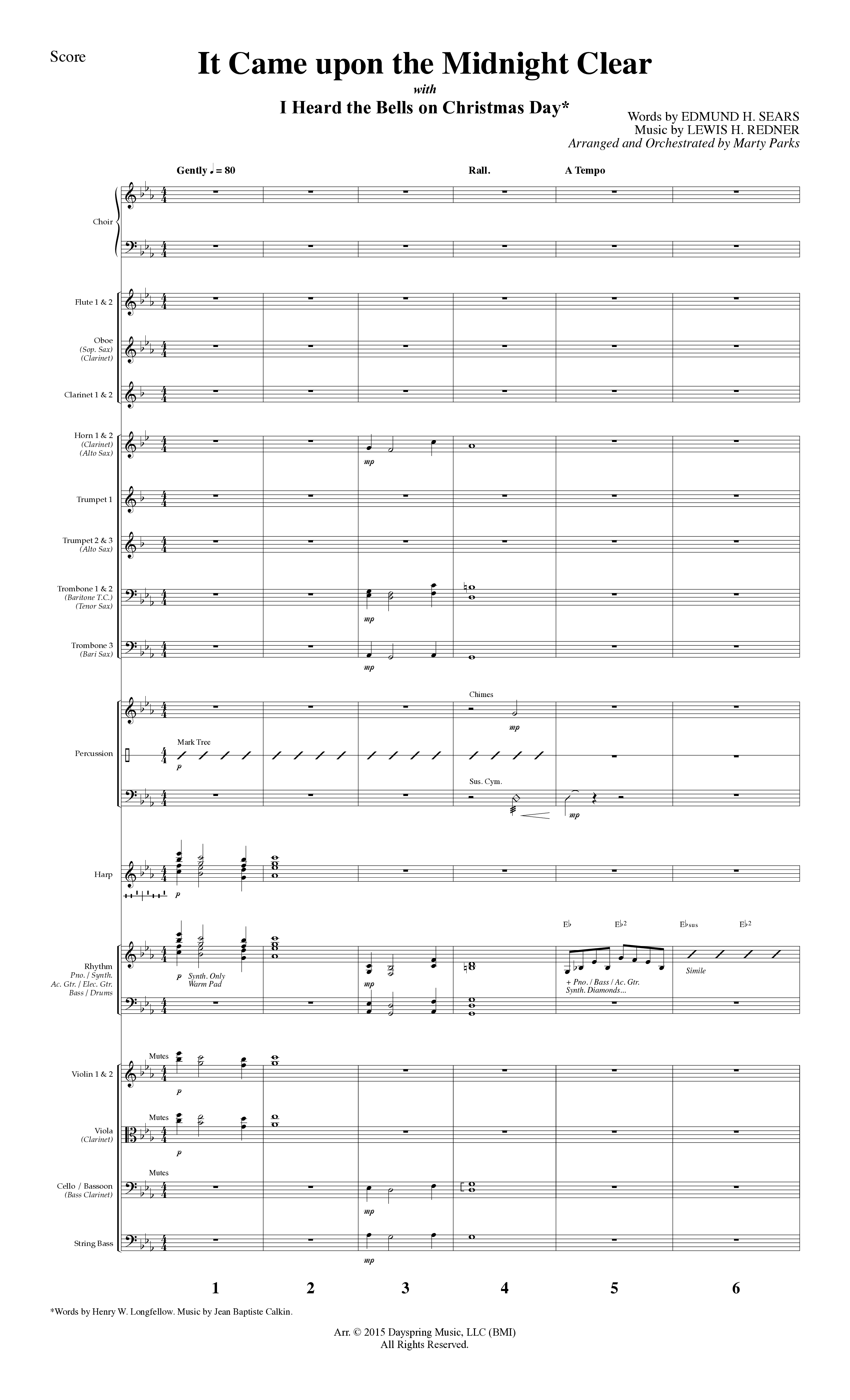 Celebrate The Joy And Wonder (8 Song Choral Collection) Song 6 (Orchestration) (Word Music Choral)