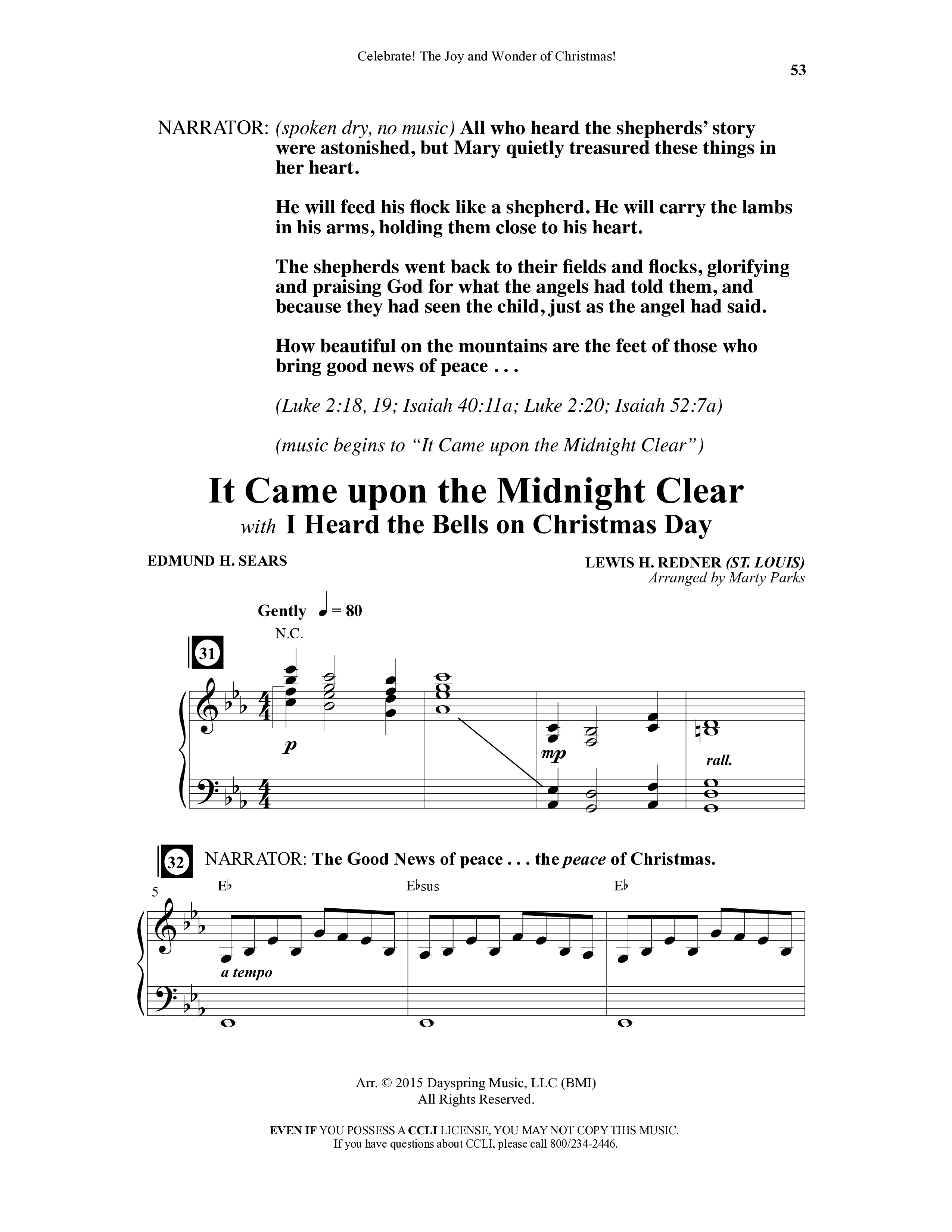 Celebrate The Joy And Wonder (8 Song Choral Collection) Song 6 (Piano SATB) (Word Music Choral)
