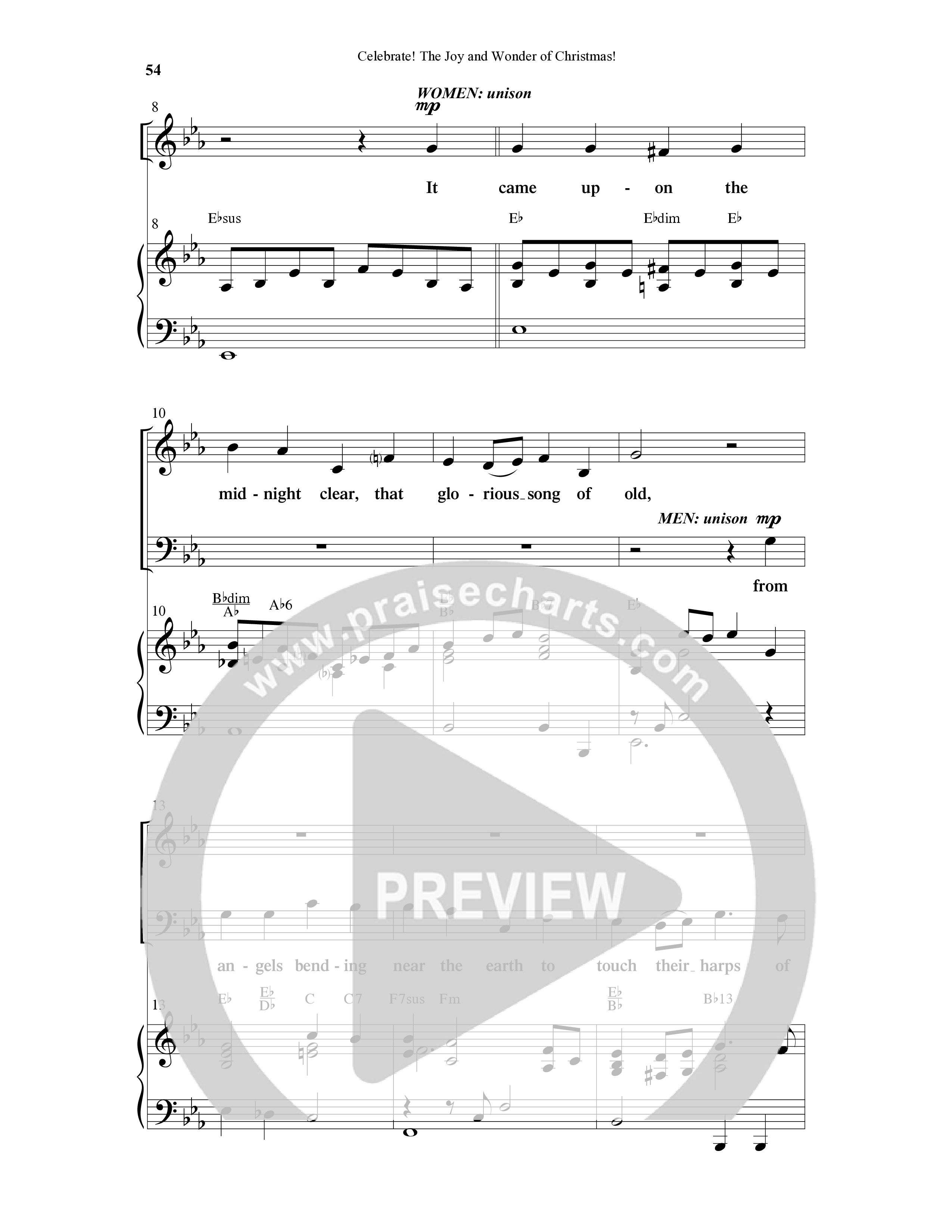 Celebrate The Joy And Wonder (8 Song Choral Collection) Song 6 (Piano SATB) (Word Music Choral)