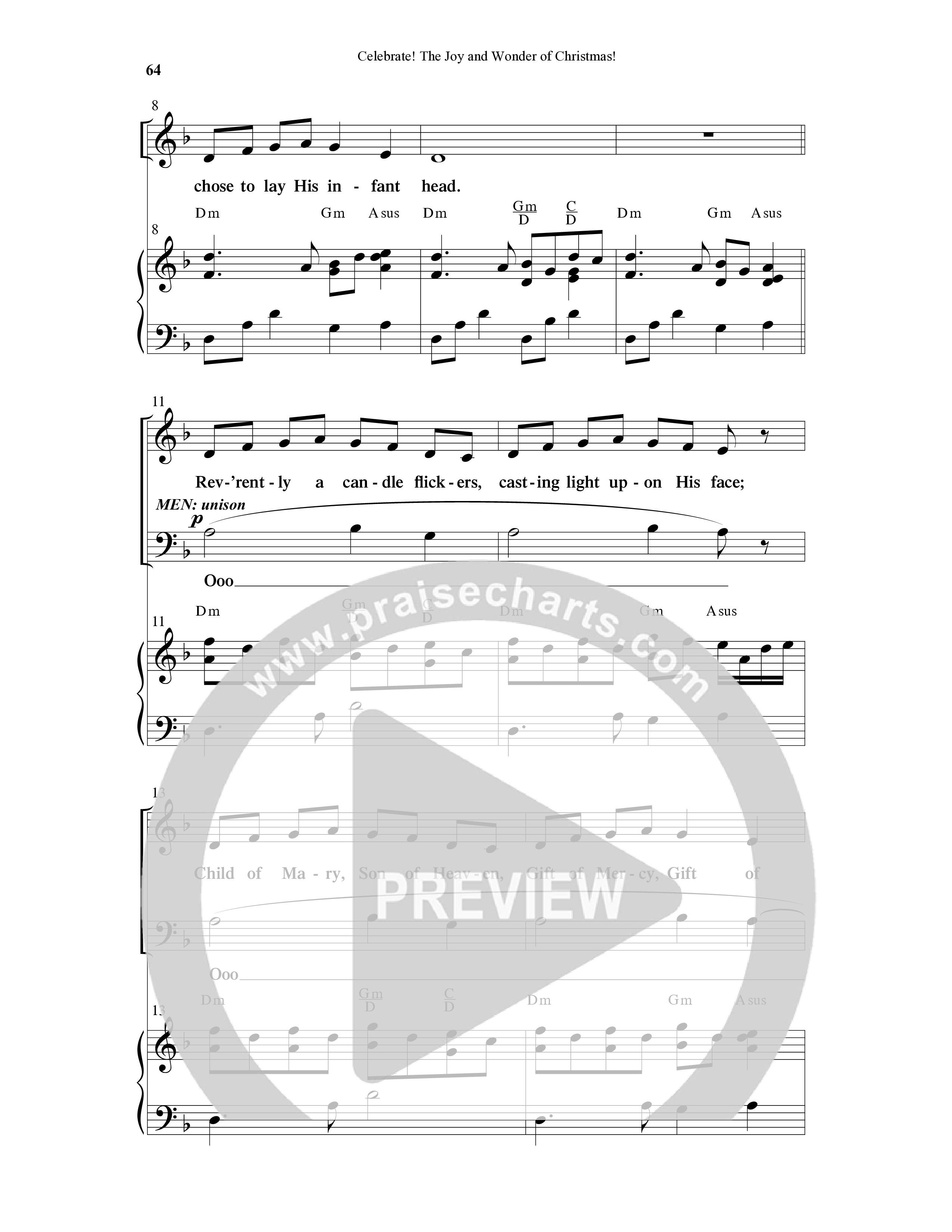 Celebrate The Joy And Wonder (8 Song Choral Collection) Song 7 (Piano SATB) (Word Music Choral)