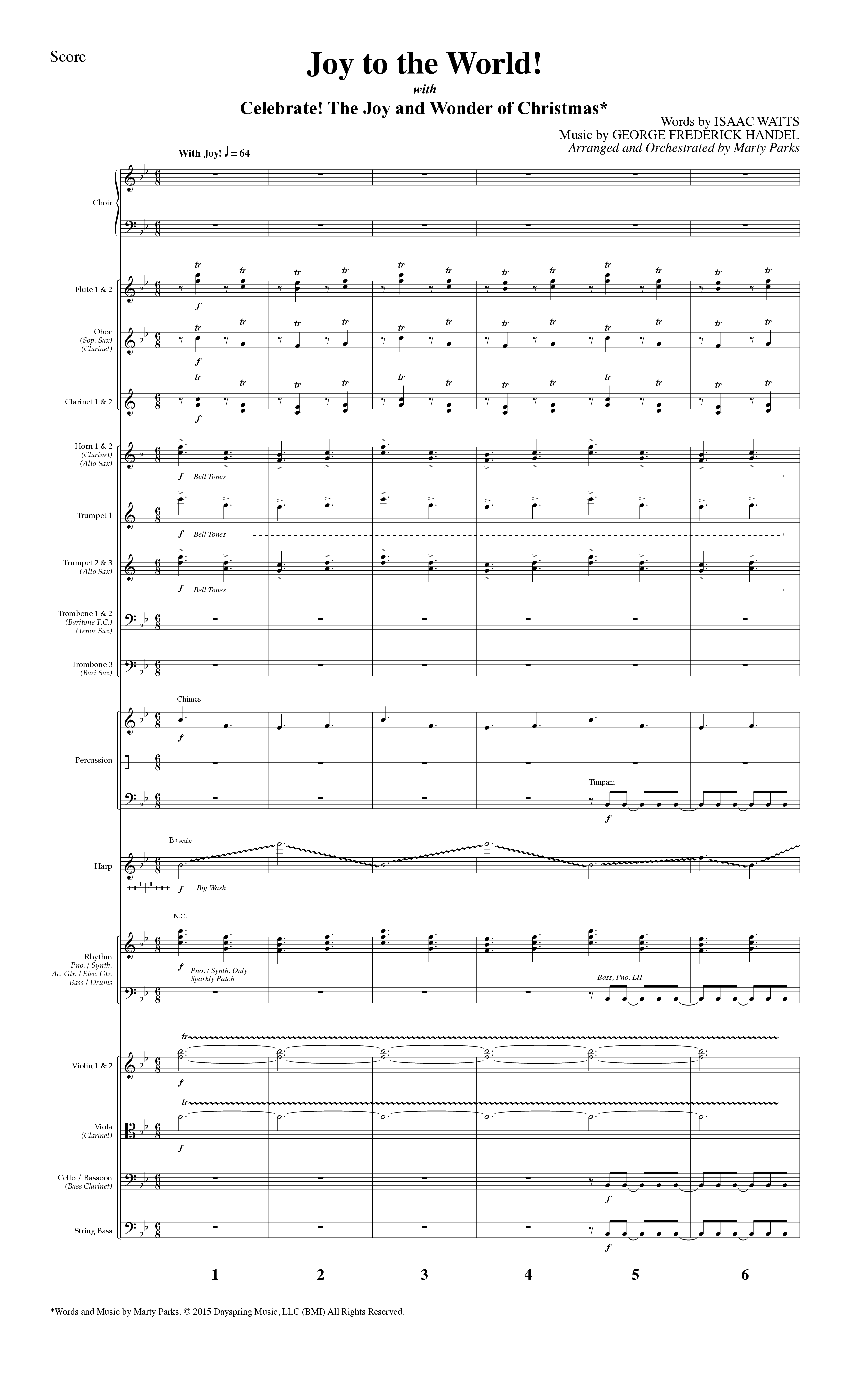 Celebrate The Joy And Wonder (8 Song Choral Collection) Song 8 (Orchestration) (Word Music Choral)