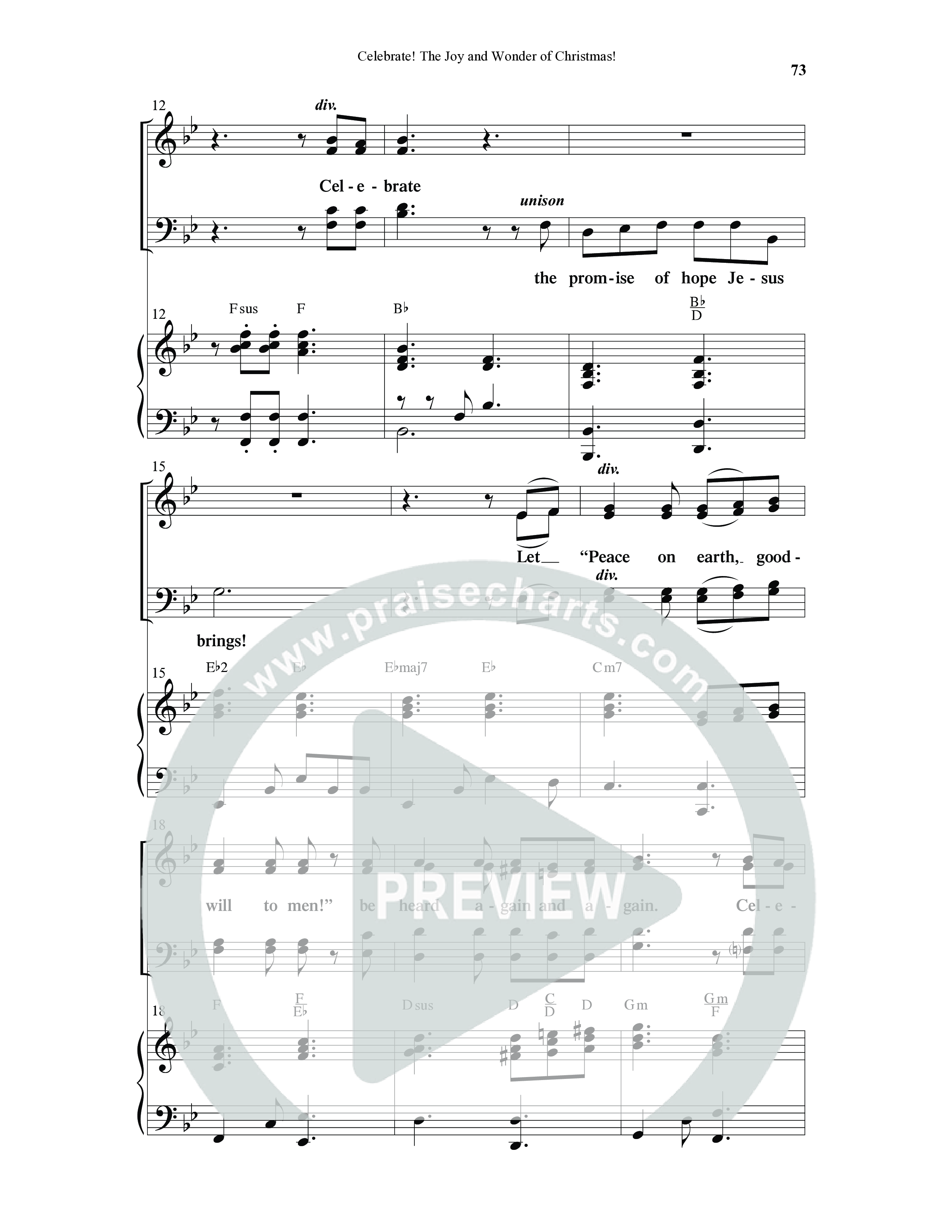 Celebrate The Joy And Wonder (8 Song Choral Collection) Song 8 (Piano SATB) (Word Music Choral)