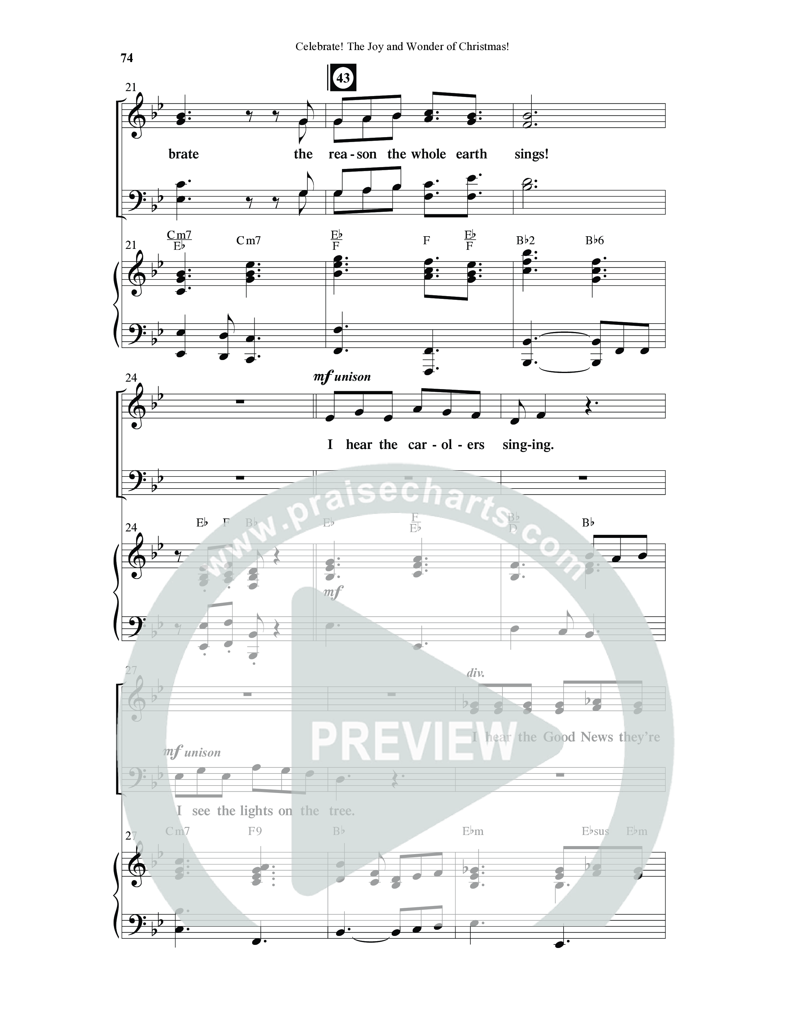 Celebrate The Joy And Wonder (8 Song Choral Collection) Song 8 (Piano SATB) (Word Music Choral)