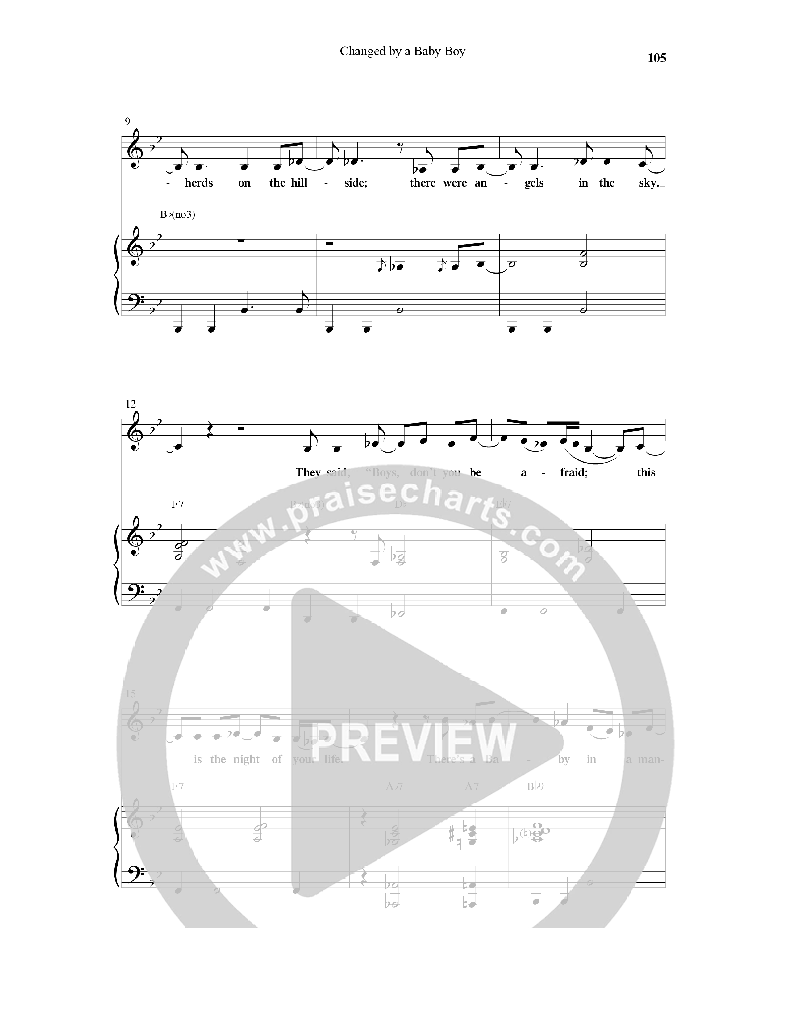 Changed By A Baby Boy (12 Song Choral Collection) Song 11 (Piano SATB) (Word Music Choral / Arr. Lari Goss)