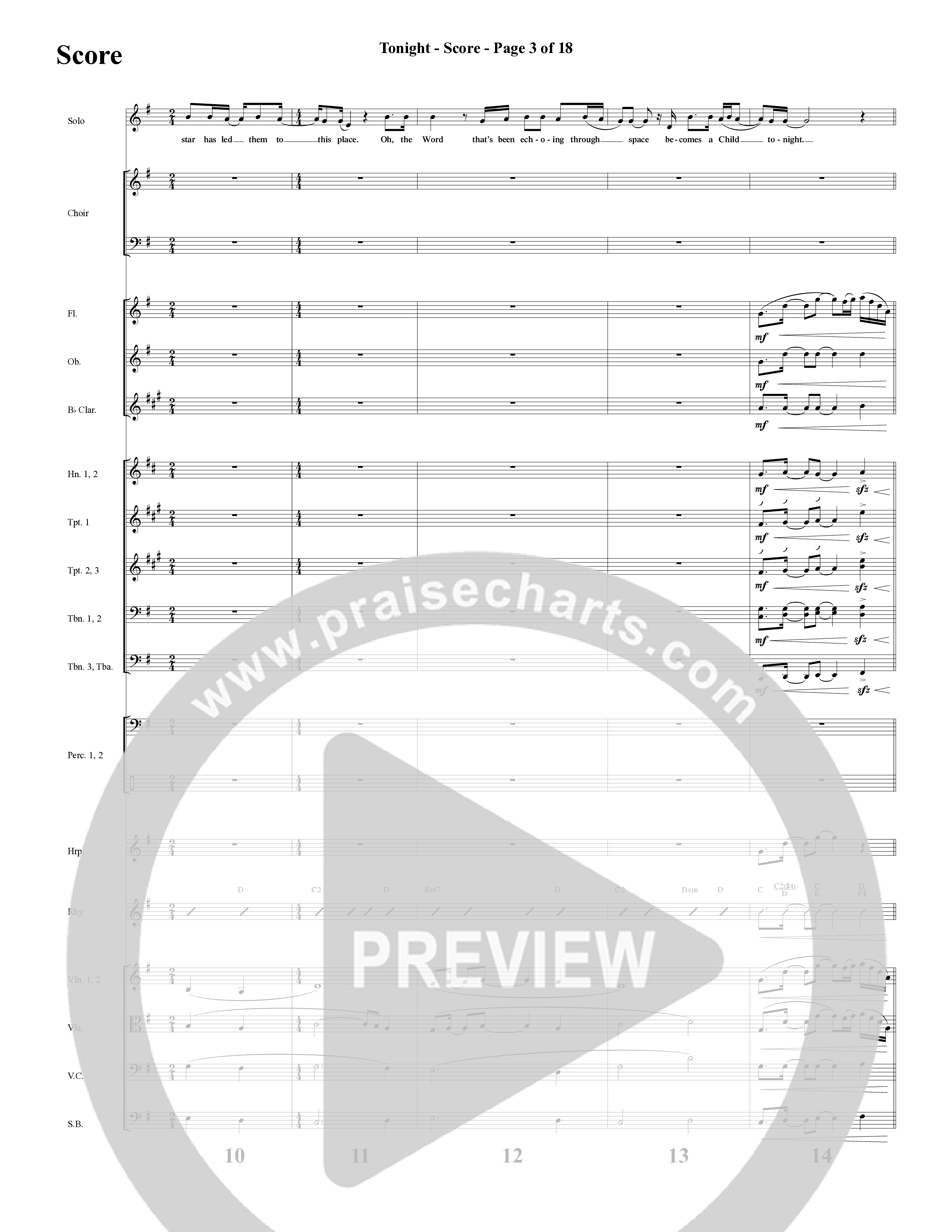 Changed By A Baby Boy (12 Song Choral Collection) Song 2 (Orchestration) (Word Music Choral / Arr. Lari Goss)