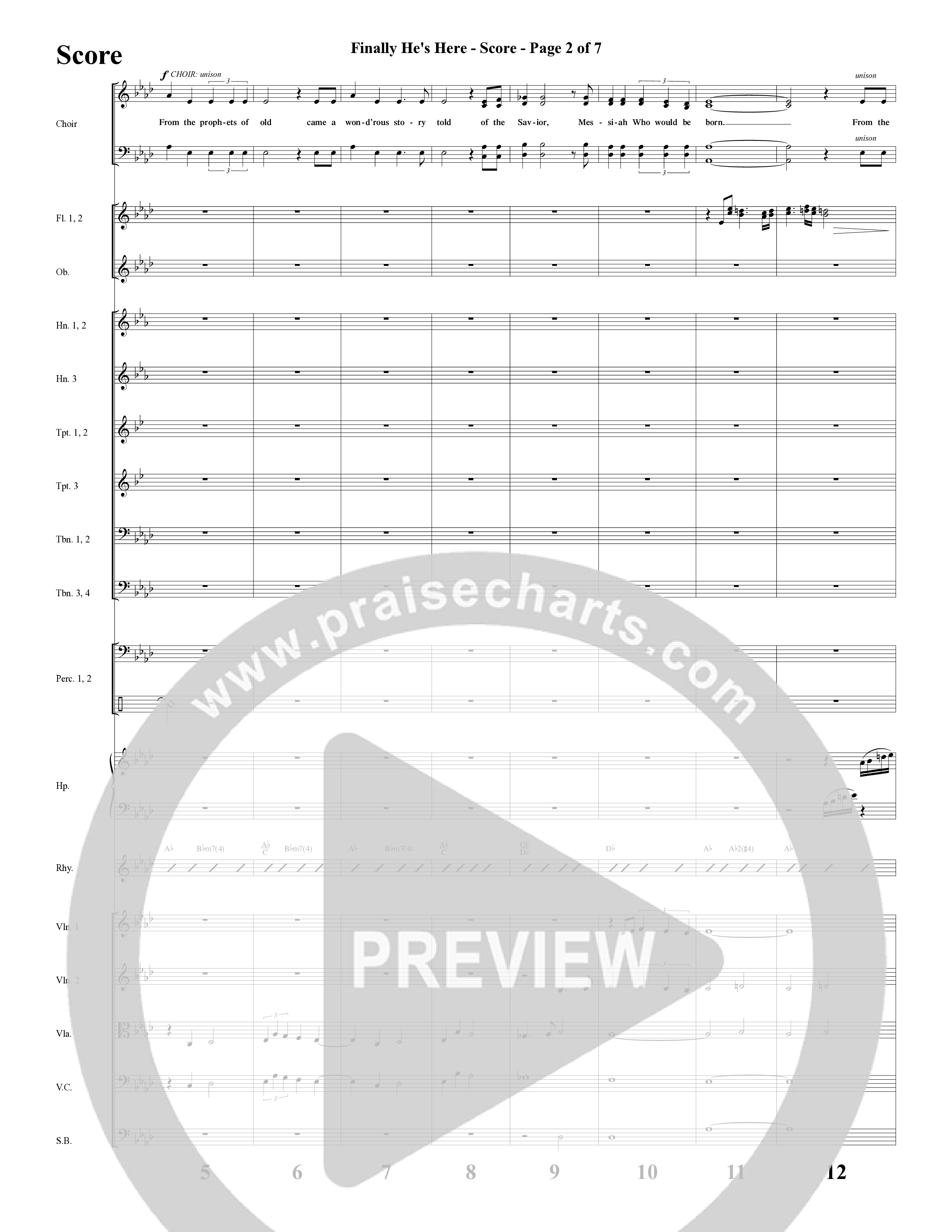 Changed By A Baby Boy (12 Song Choral Collection) Song 5 (Orchestration) (Word Music Choral / Arr. Lari Goss)