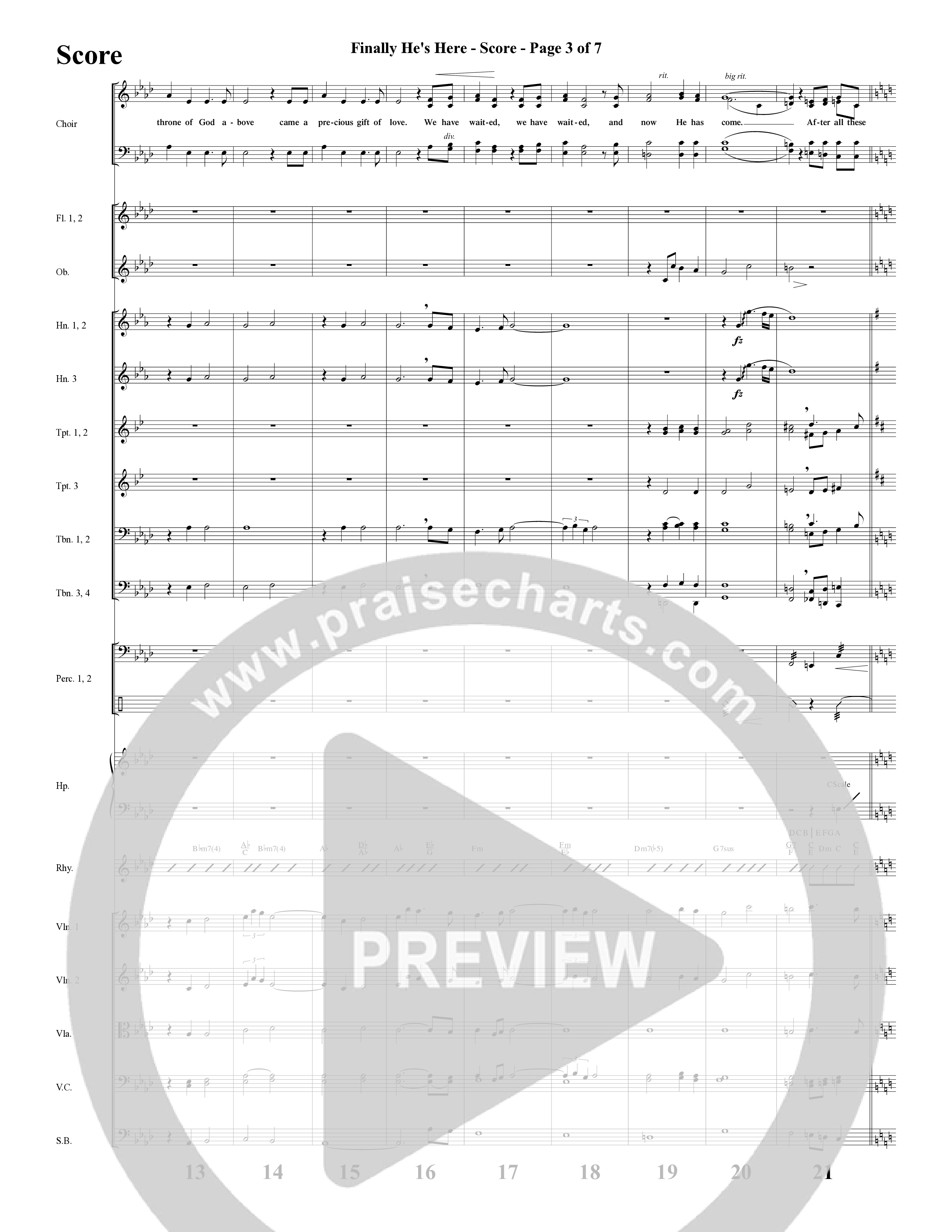 Changed By A Baby Boy (12 Song Choral Collection) Song 5 (Orchestration) (Word Music Choral / Arr. Lari Goss)