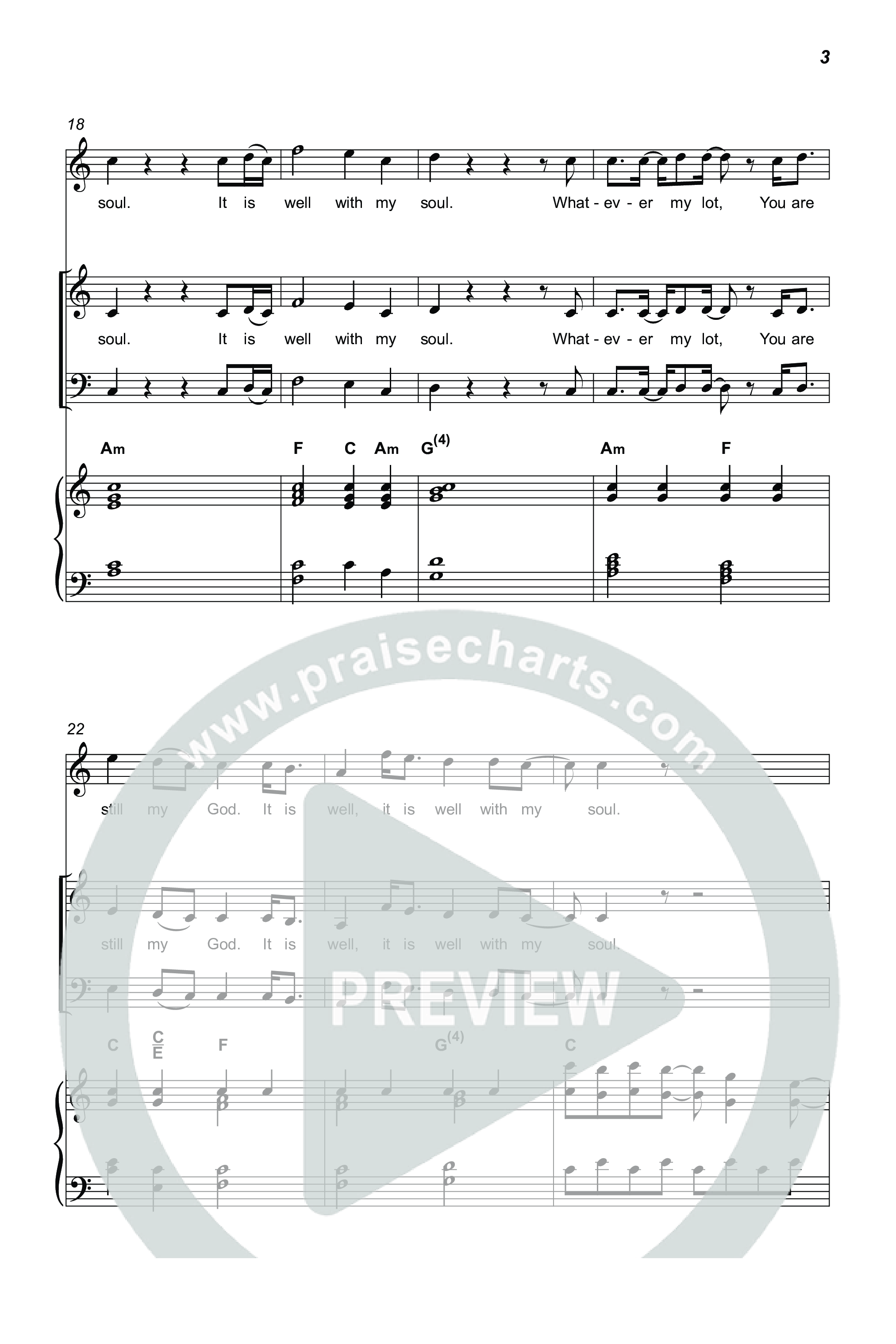 Make It Well (Choral Anthem SATB) Octavo (SATB & Pno) (MercyMe / Arr. Luke Gambill)