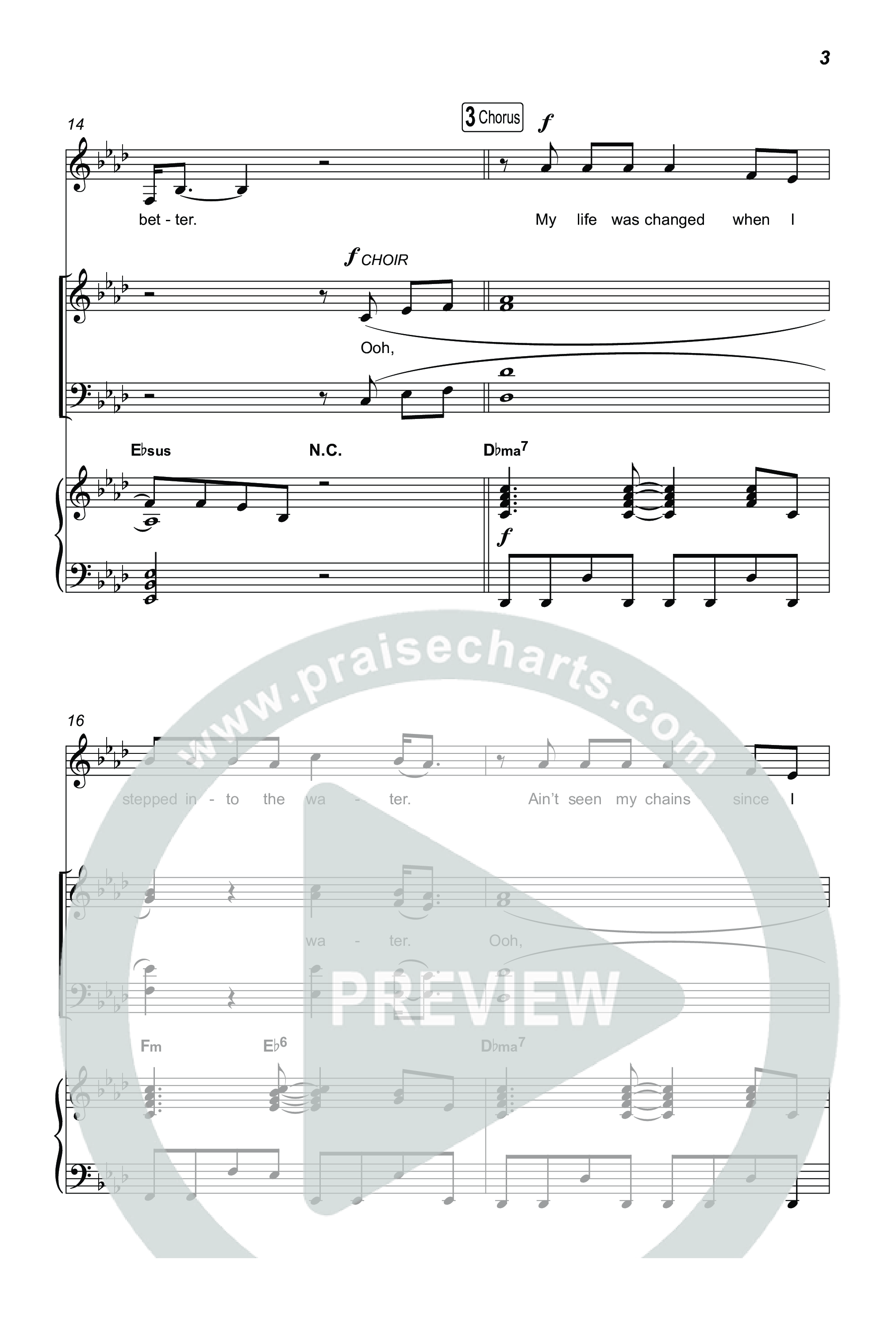 Left It In The River (Choral Anthem SATB) Octavo (SATB & Pno) (Jamie MacDonald / Arr. Luke Gambill)