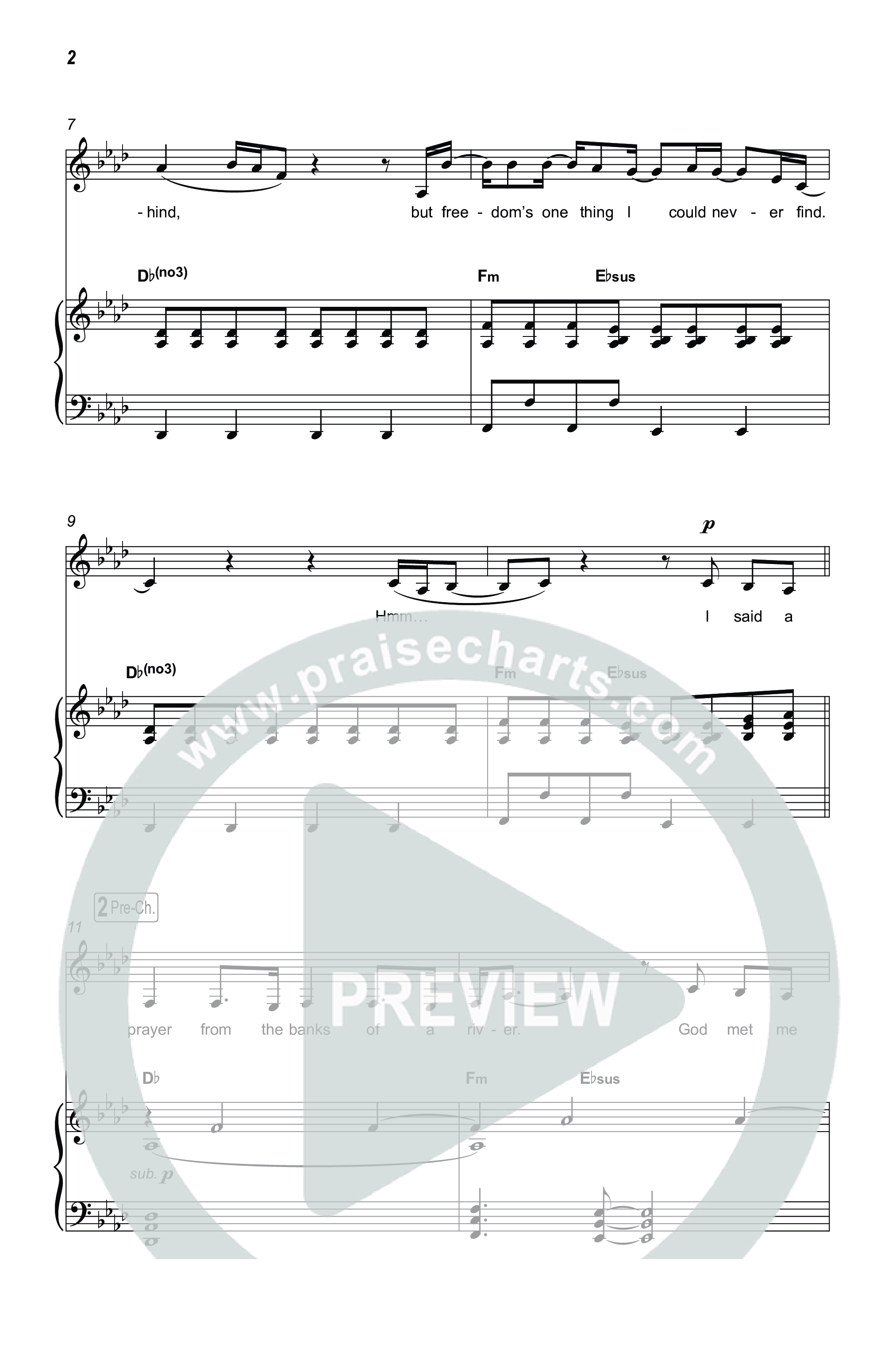 Left It In The River (Unison/2-Part) Octavo (Uni/2-Part & Pno) (Jamie MacDonald / Arr. Luke Gambill)