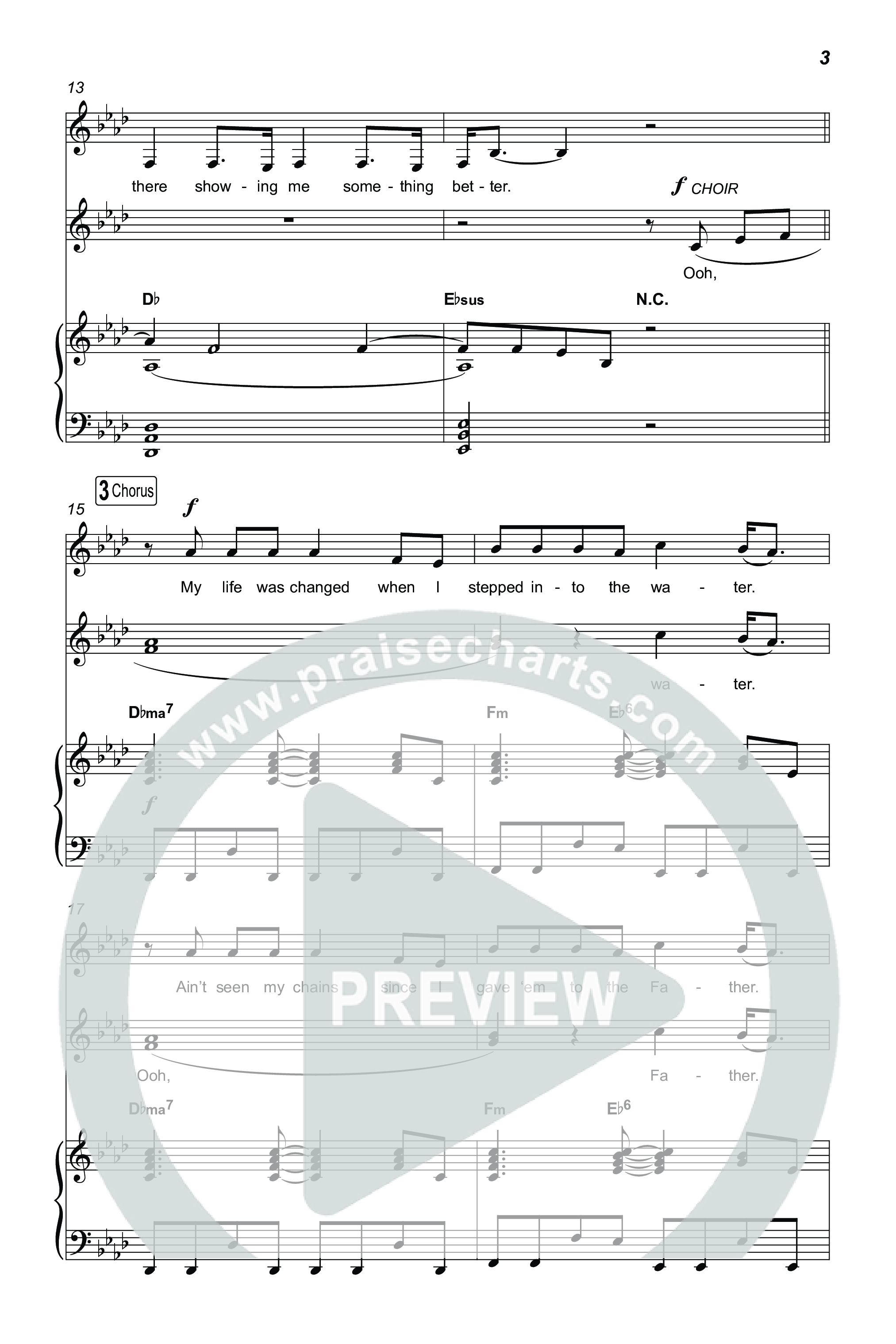 Left It In The River (Unison/2-Part) Octavo (Uni/2-Part & Pno) (Jamie MacDonald / Arr. Luke Gambill)